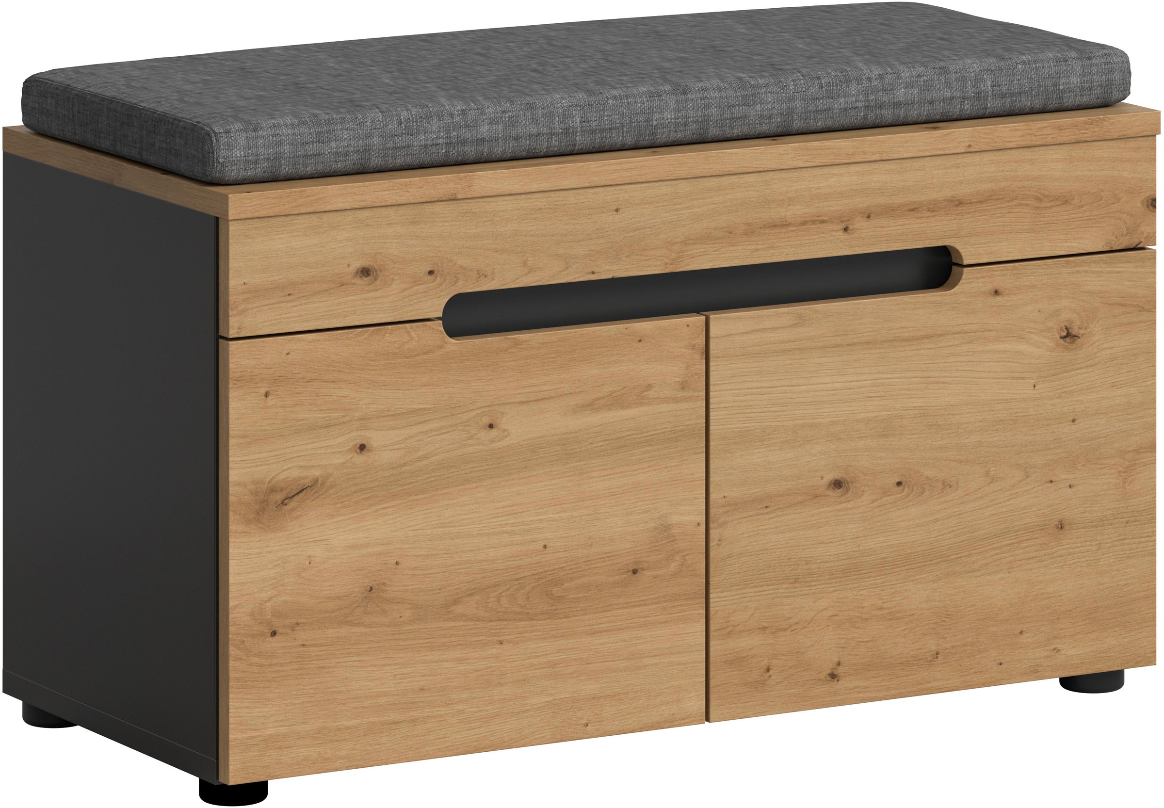 Home affaire Sitzbank "REHAT, TOPSELLER, Breite 80cm, 2 Türen, 2 Fächer ink günstig online kaufen