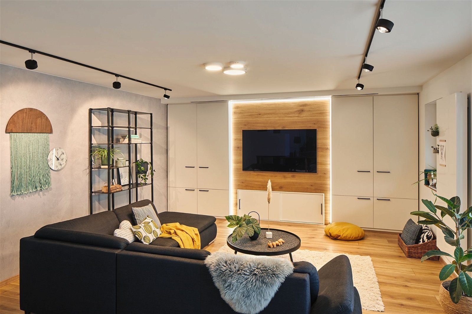 Paulmann Schienensystem-Leuchten »URail Schienenspot Cube 540lm 8W 2700K 230V Chrom matt, Chrom«, dimmbar, Einzelspot