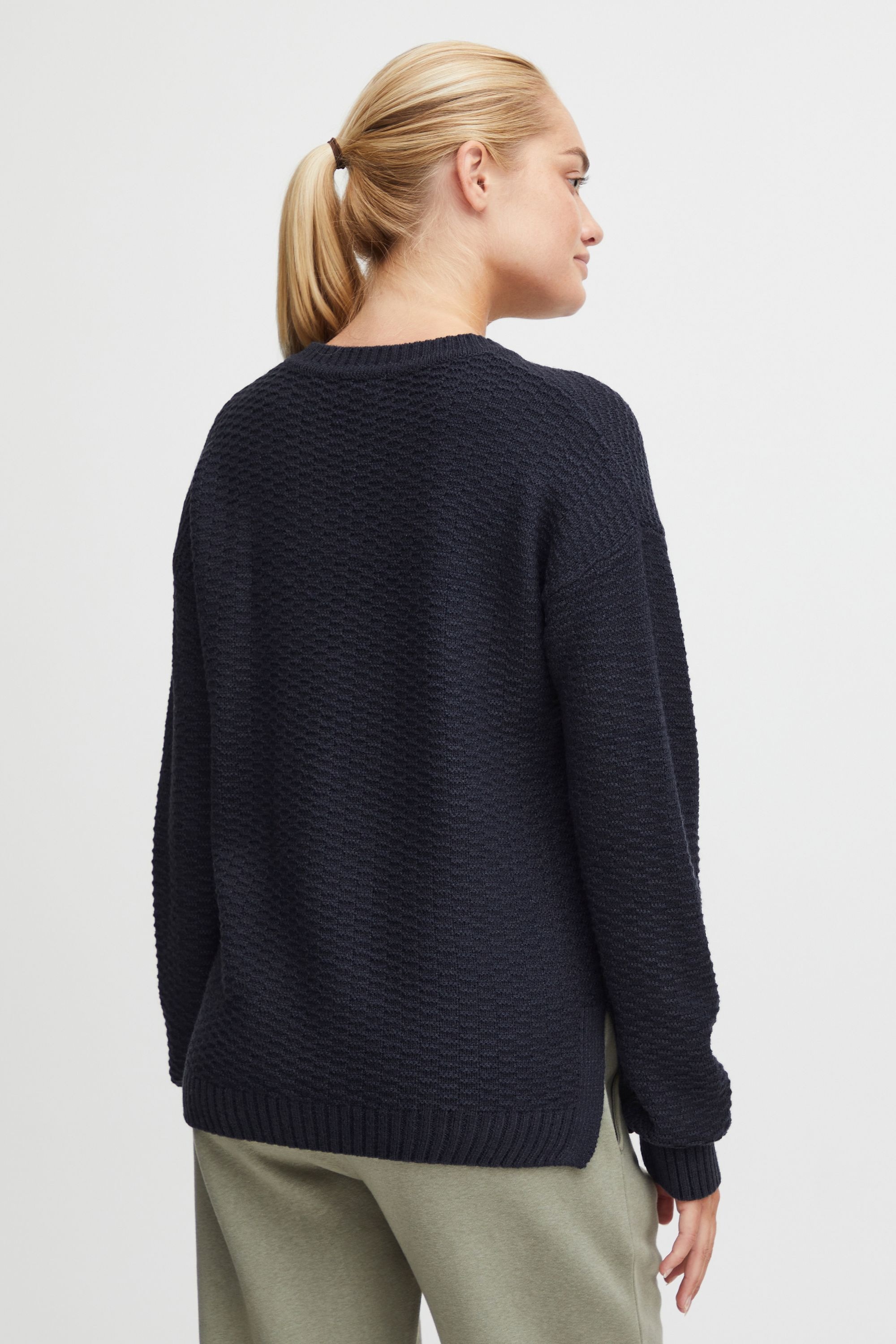 OXMO OXMilla Knit Pullover Blue XS 3