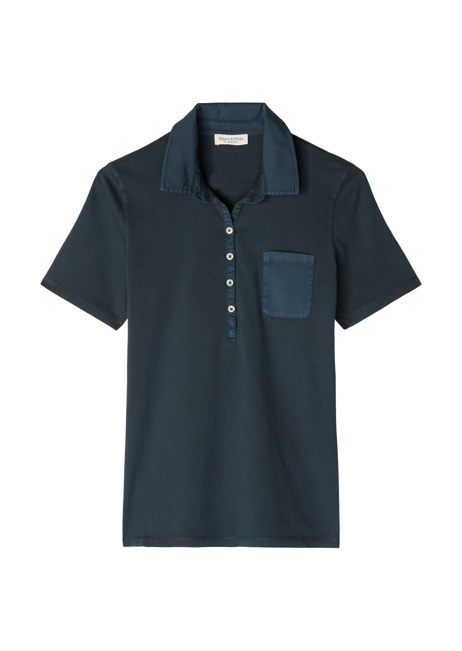 Marc O'Polo Poloshirt »mit Material-Mix-Details«