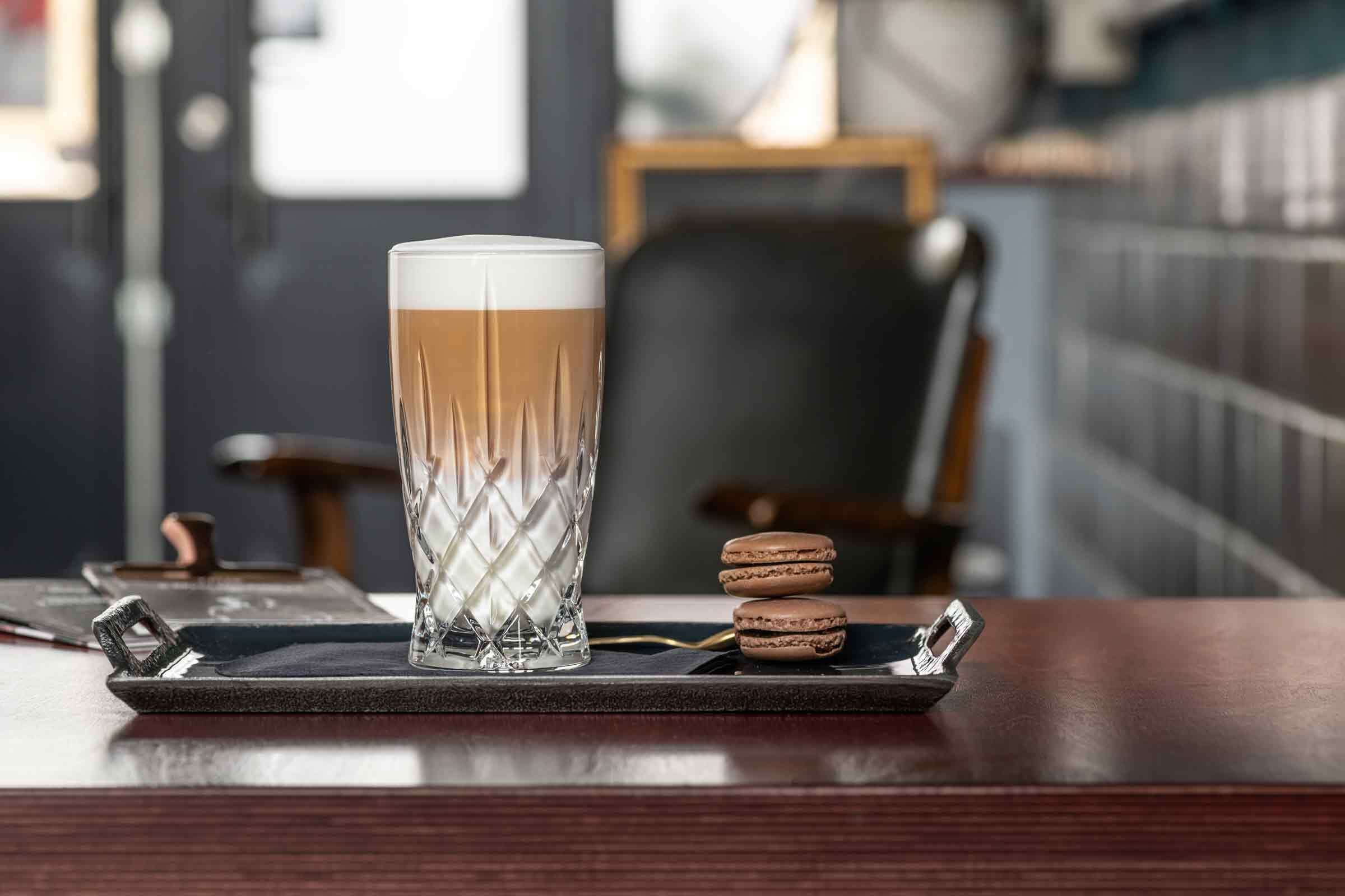 Nachtmann Latte-Macchiato-Glas »Latte Macchiato Gläser Noblesse Barista 350 ml 2er Set transparent«