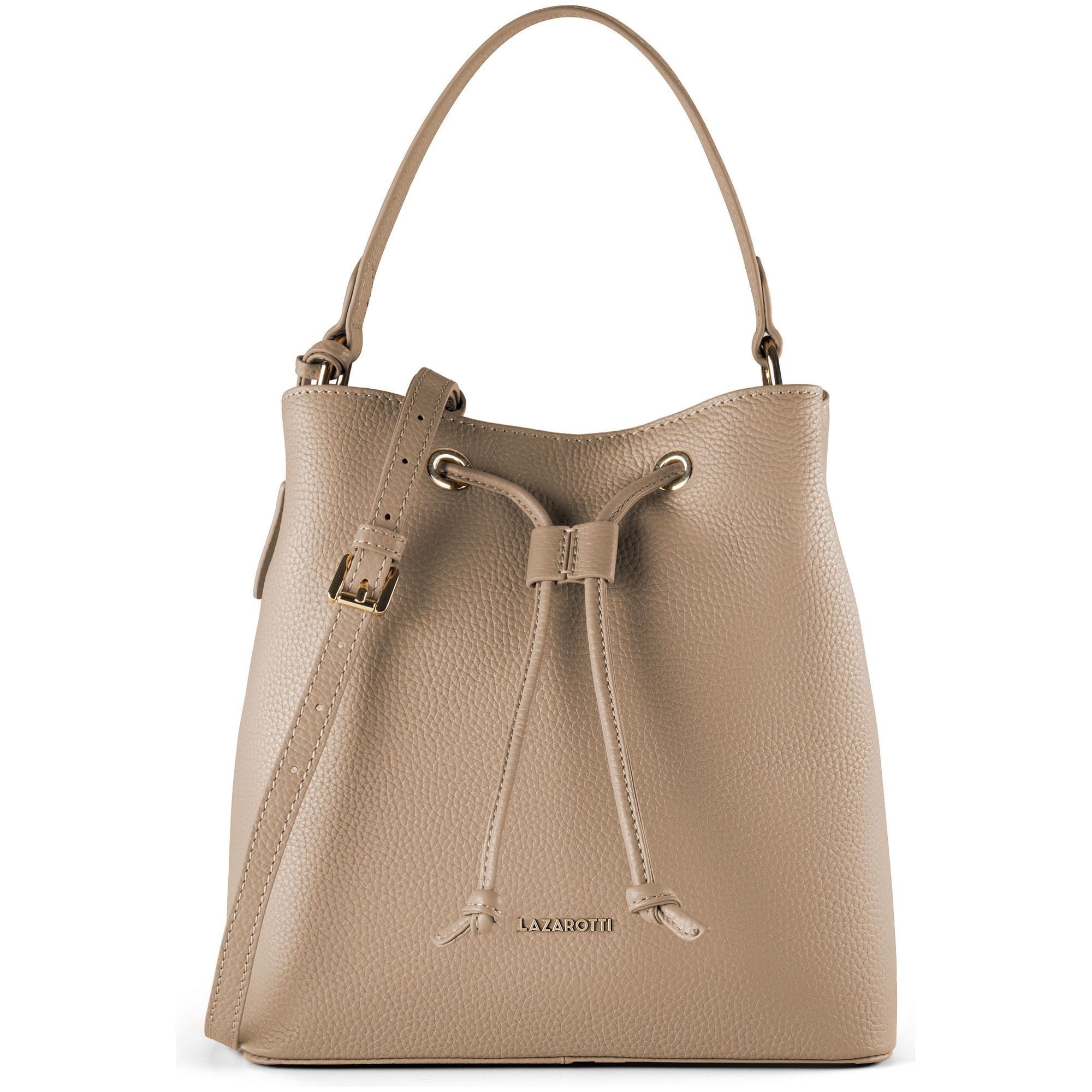 Lazarotti Beuteltasche "Bologna Leather Crossbody Beuteltasche Leder 25 cm"