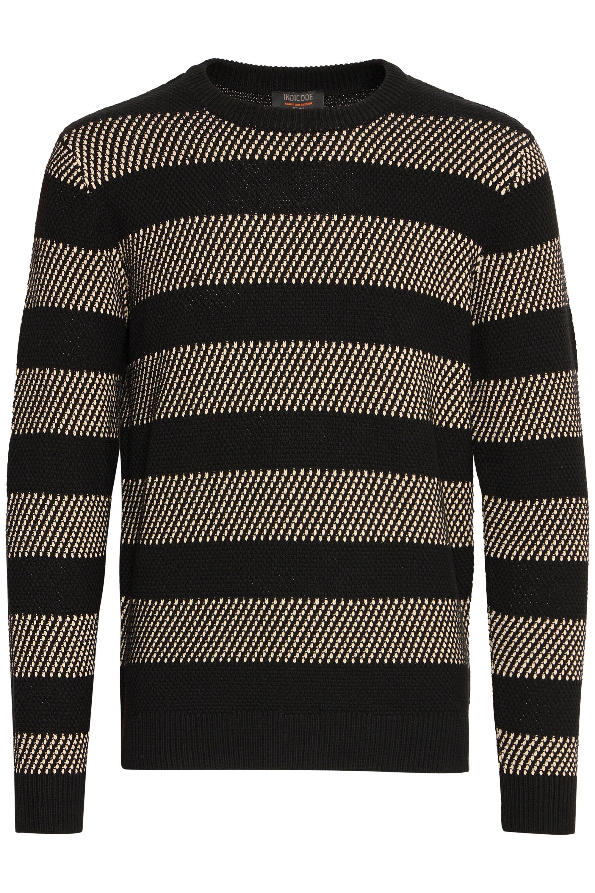 Indicode Strickfleece-Pullover "Strickpullover IDTelly"