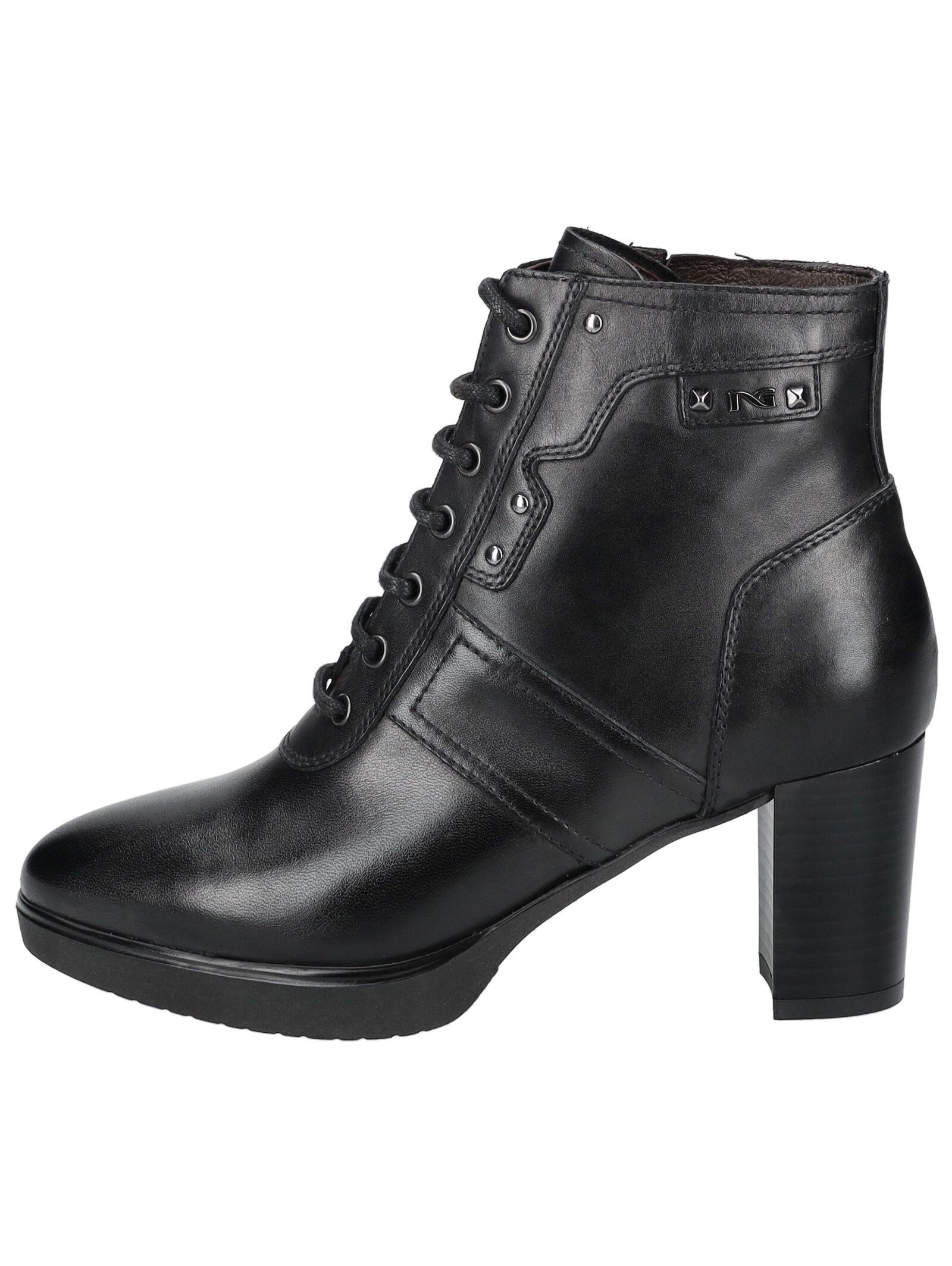 Nero Giardini Schnürstiefelette "Nero Giardini Stiefelette Leder" günstig online kaufen