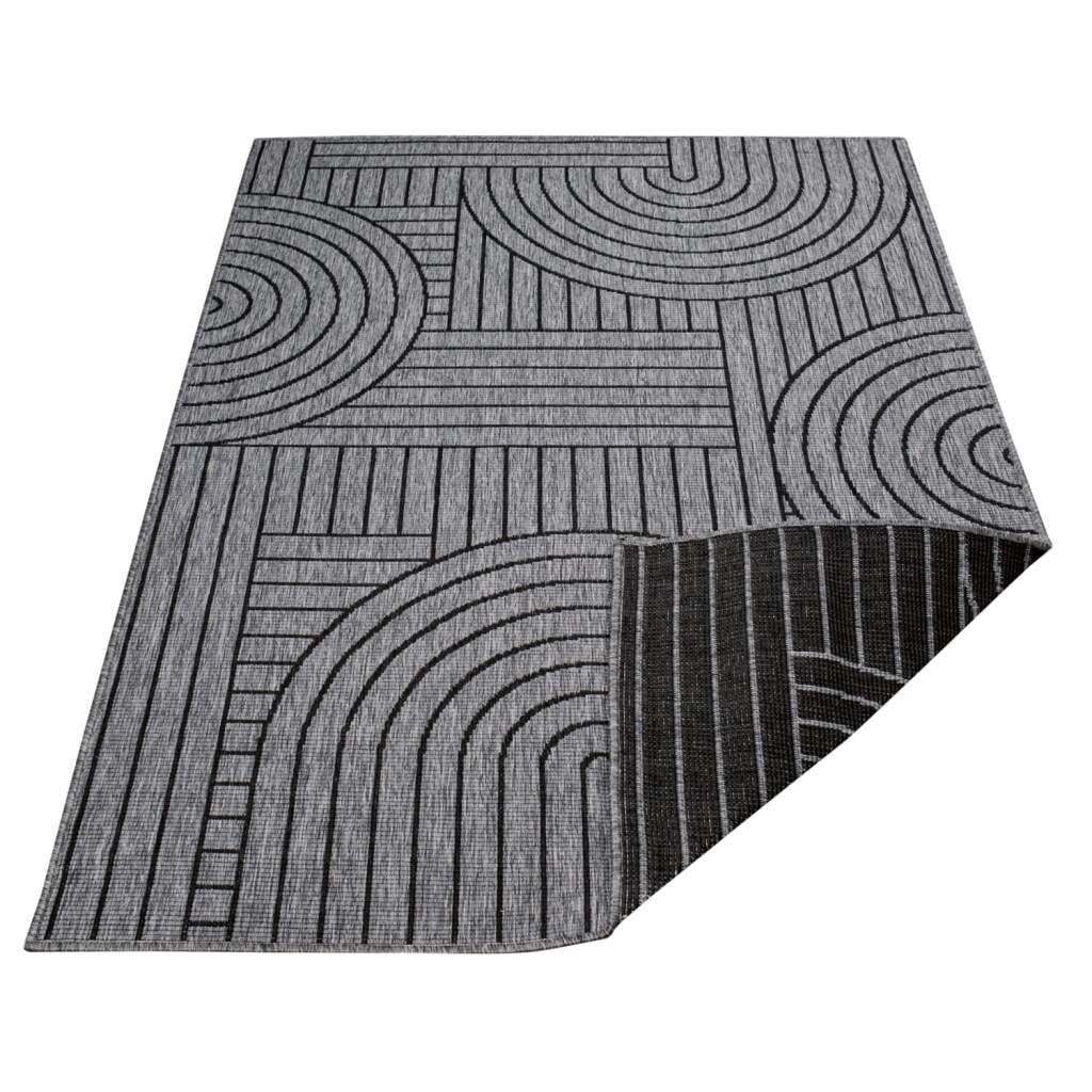 Carpet City Outdoorteppich »DUO RUG 5842«, rechteckig, Wendeteppich Wetterfest In- & Outdoor, Balkon, Terrasse, Wohnzimmer