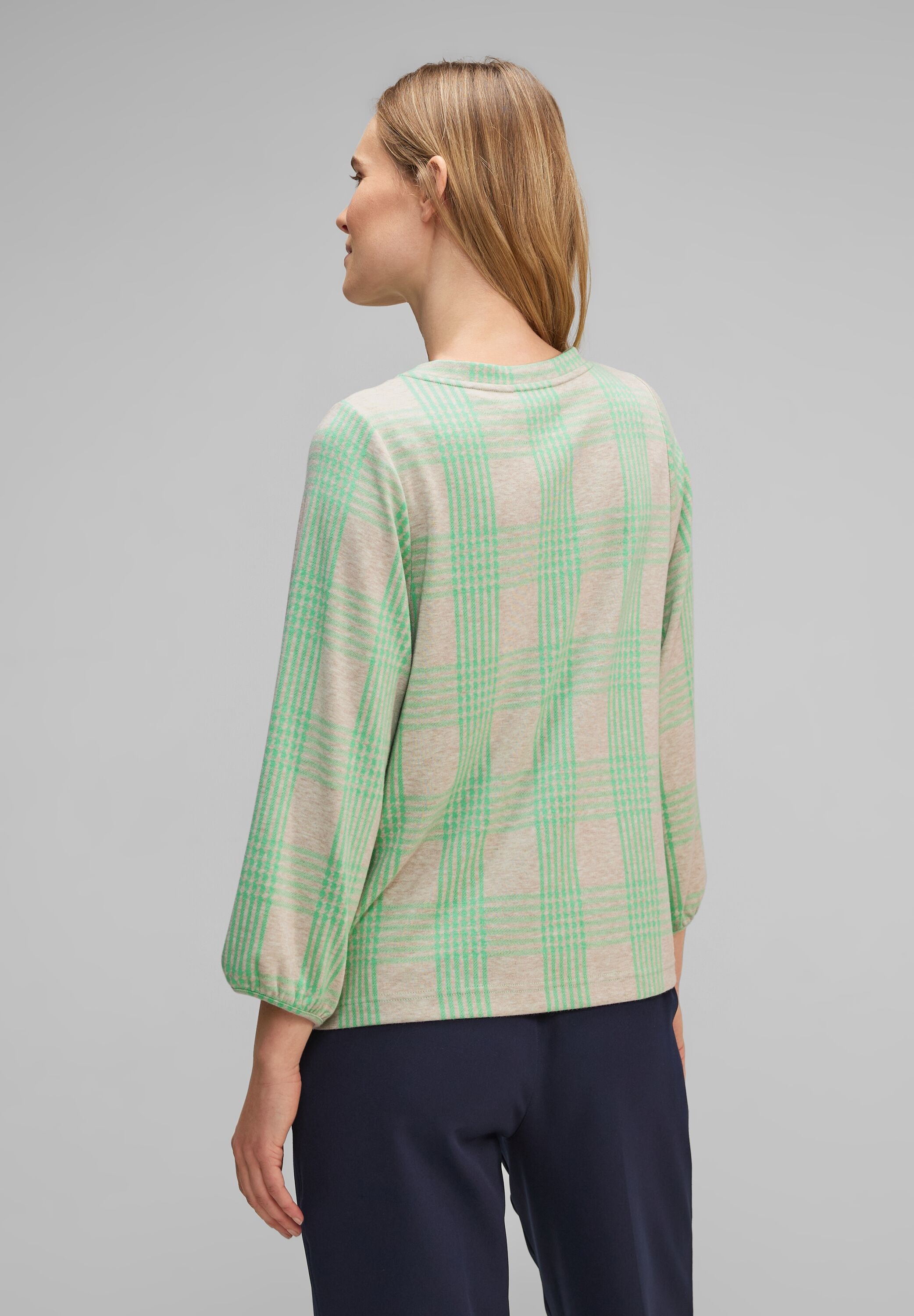 STREET ONE 3/4-Arm-Shirt, mit Rundhalsausschnitt