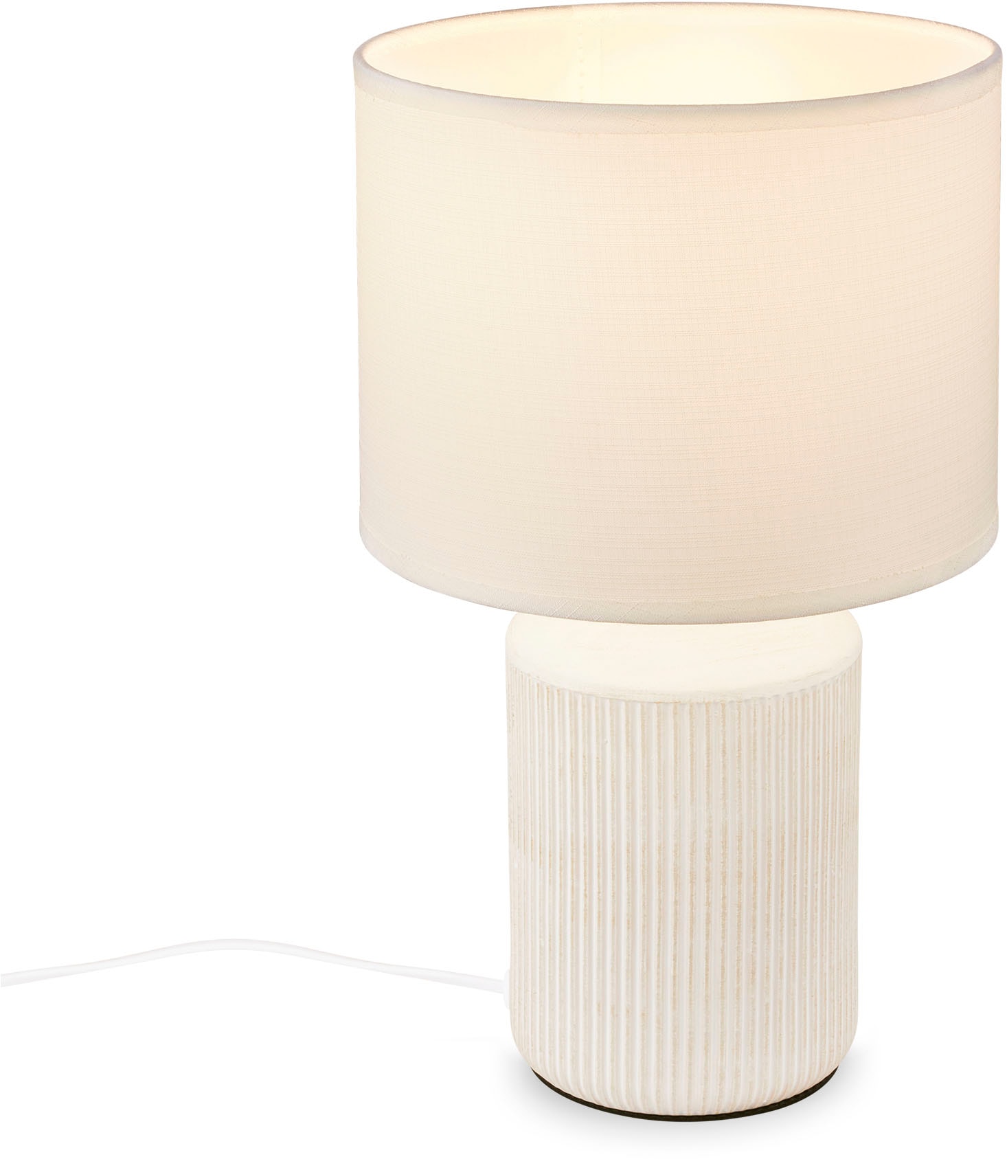 Tischleuchte "INO Tischlampe", weiß, BRILONER LEUCHTEN, Wohnzimmer, Leuchten