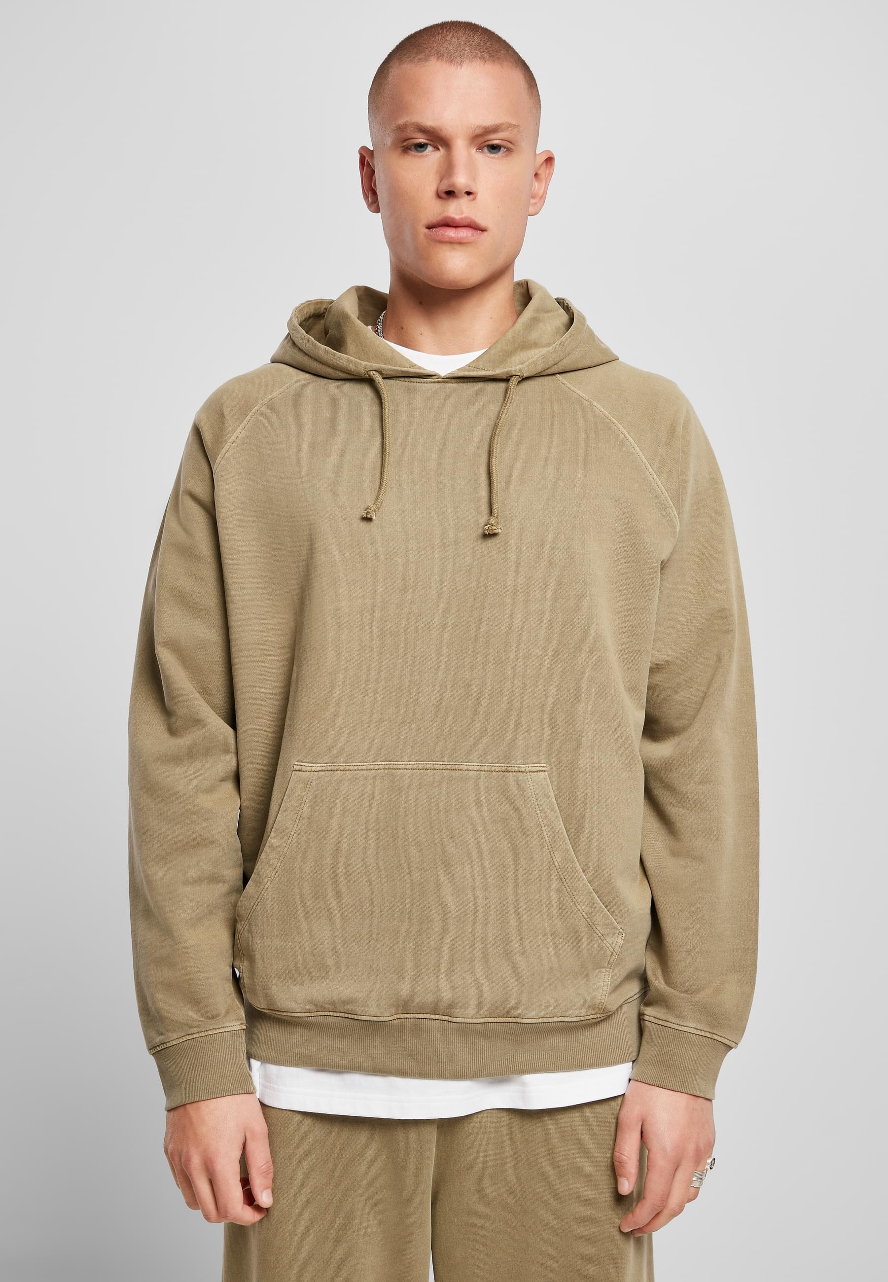 URBAN CLASSICS Sweatshirt »Urban Classics Herren Overdyed Hoody«, (1 tlg.)