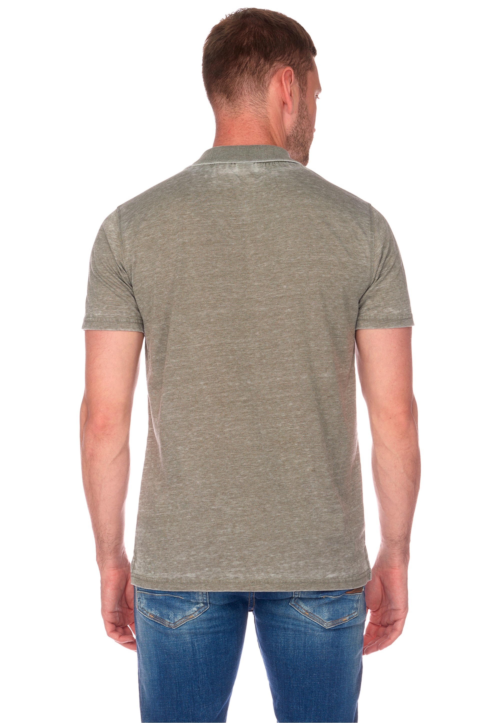 Le Temps Des Cerises Poloshirt »BRETY«, mit meliertem Design