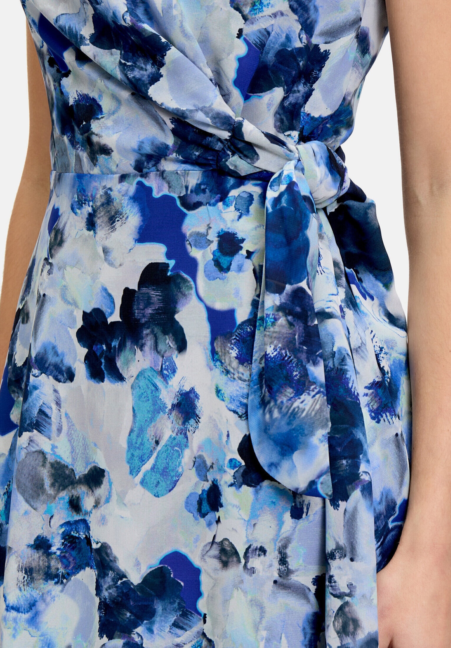 Vera Mont Cocktailkleid »Damen mit Bindegürtel« Ohne Tasche Druck