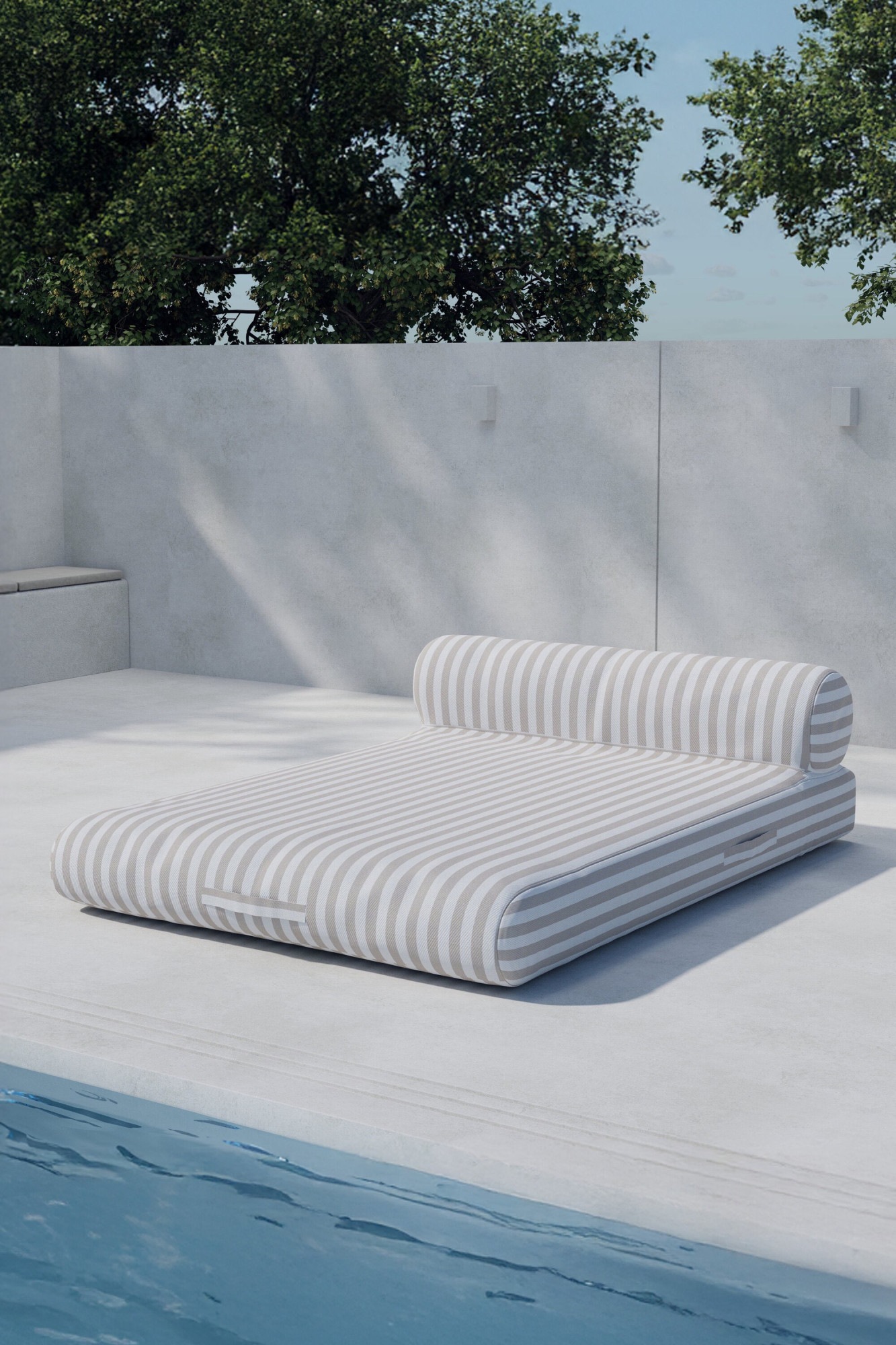 Venture Home Chillkissen »Redang, flexibles Loungekissen für entspannte Outdoor-Momente« Sonnenliege minimalistisch, Stoffbezug, outdoor-geeignet, leicht