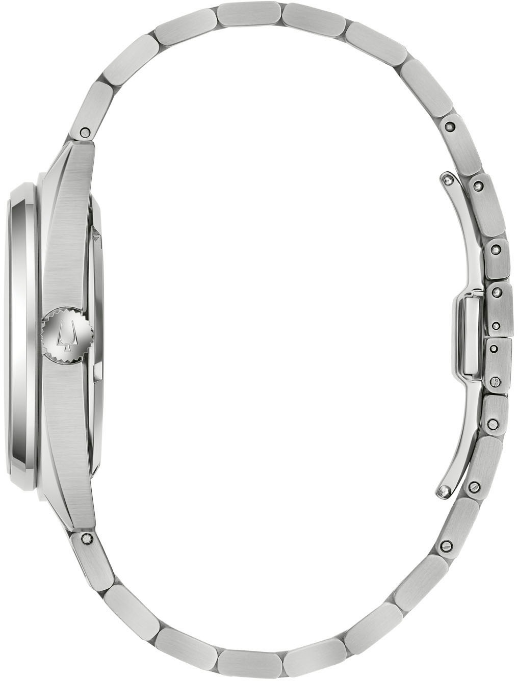 Bulova Automatikuhr, Armbanduhr, Mechanische Uhr, Herrenuhr, Edelstahlarmband