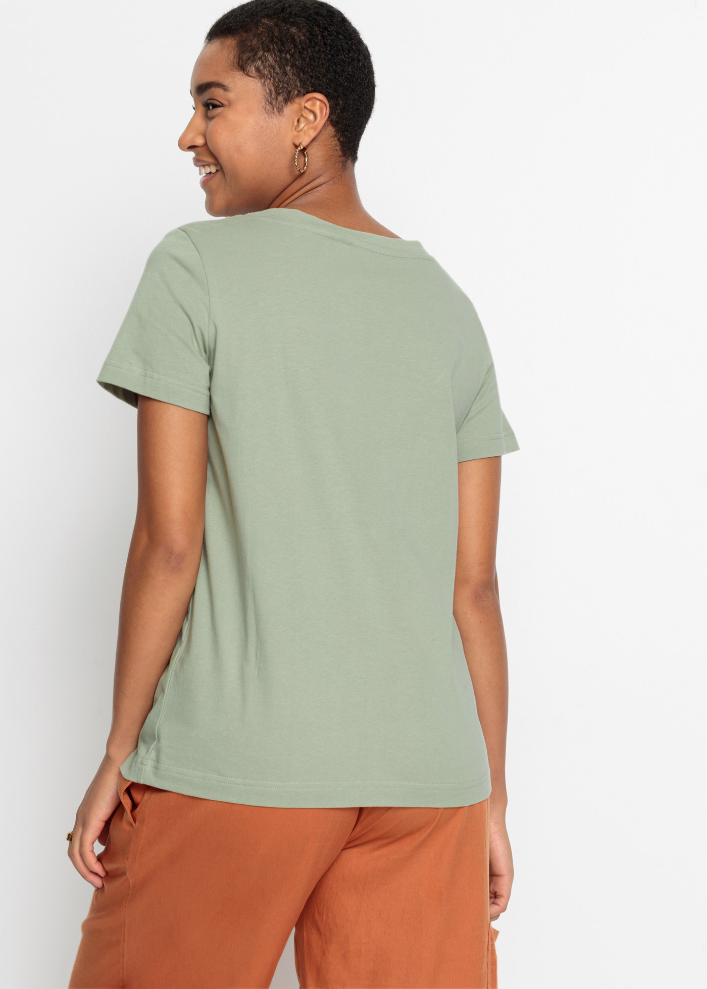 Thumbnail - bonprix T-Shirt "Bedrucktes T-Shirt aus Baumwolle" Bedrucktes T-Shirt aus Baumwolle