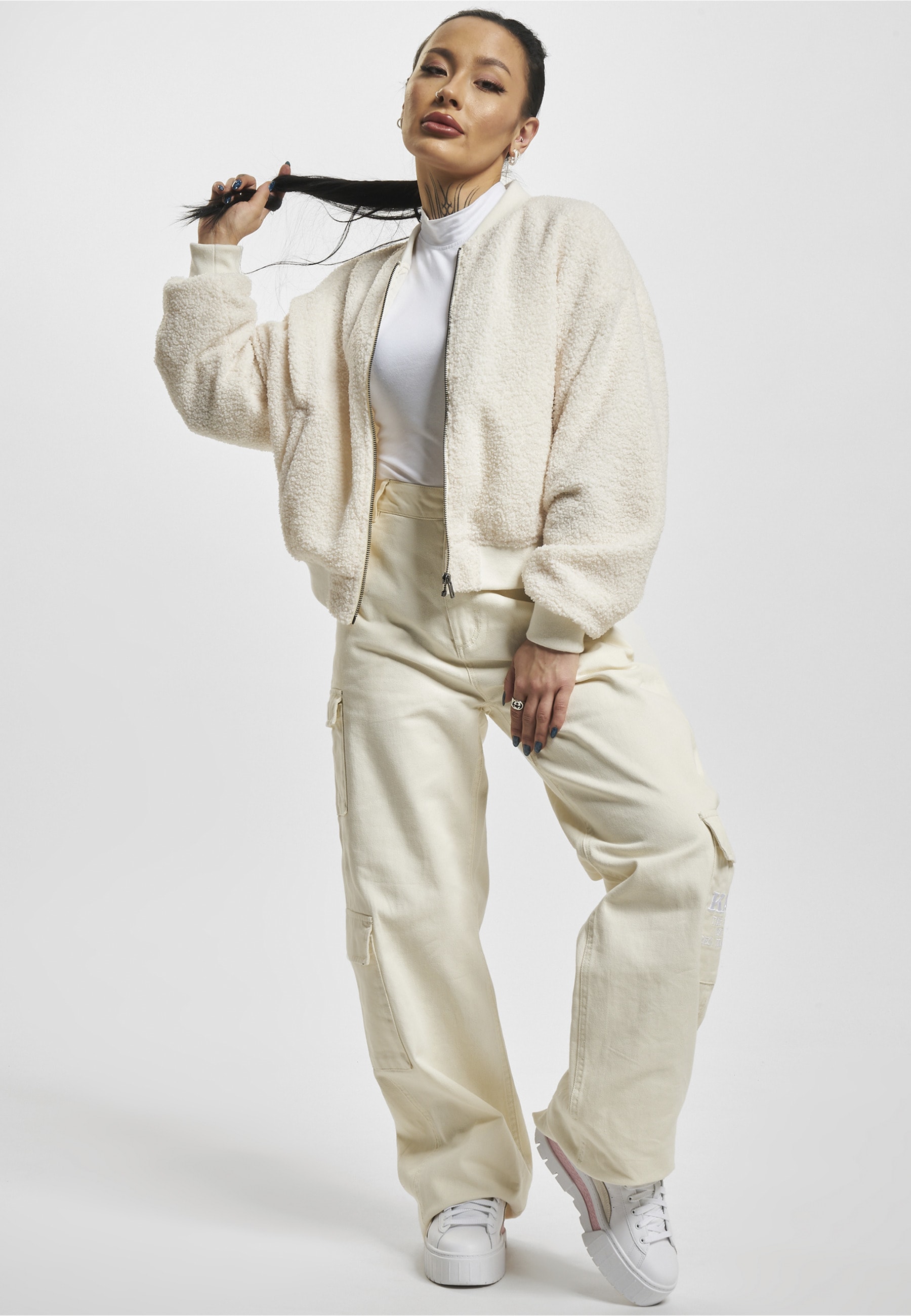 Karl Kani Cargohose »Karl Kani Damen KW232-014-1 KK Denim K Cargo Pants«