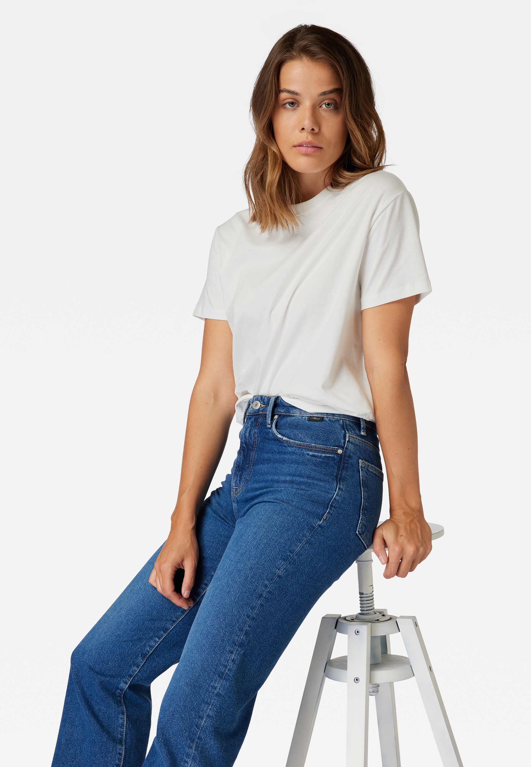 Mavi T-Shirt »BASIC SHORT SLEEVE TEE«, Basic T-Shirt