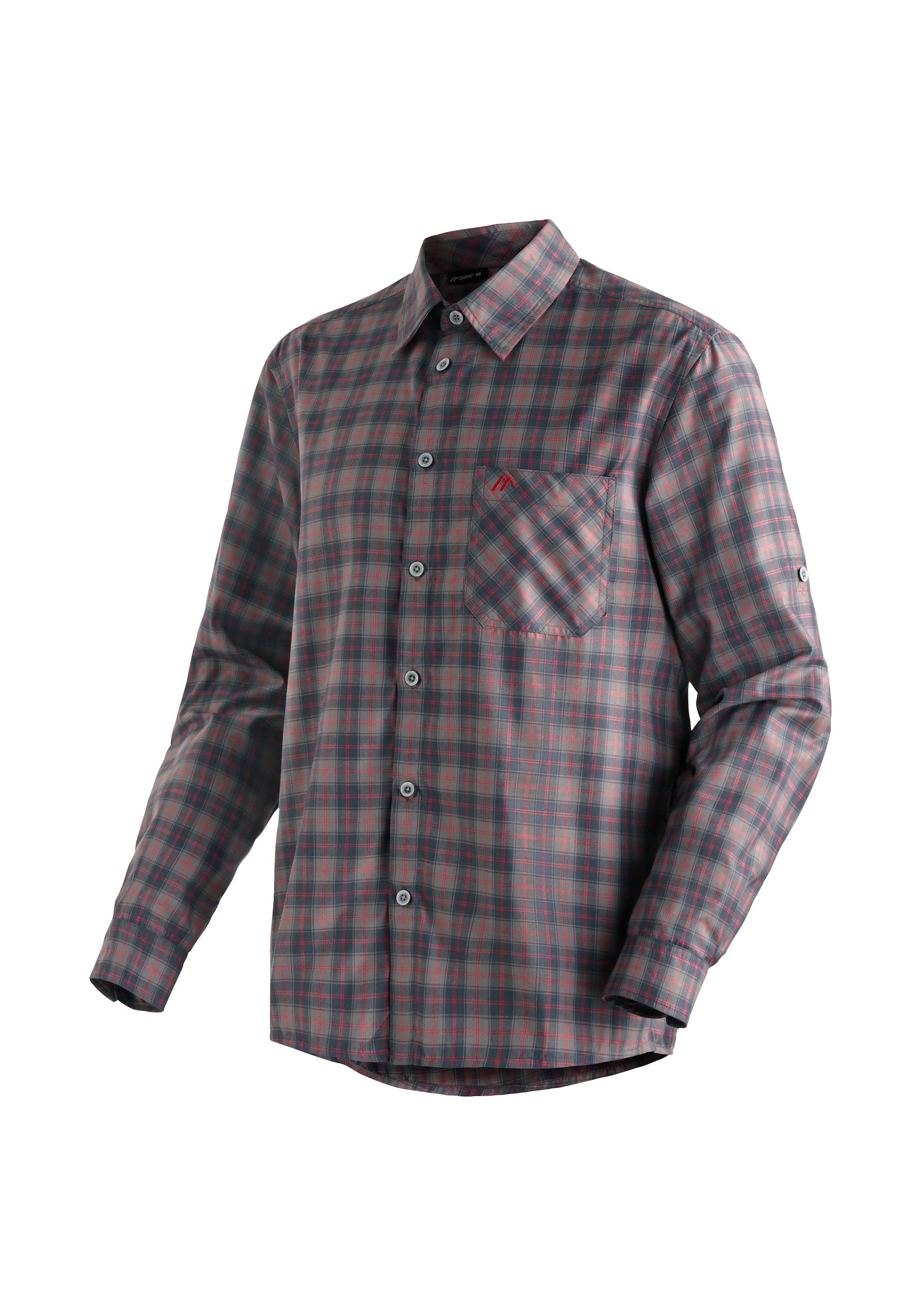 Maier Sports "Claas" Herren Hemd, langarm Karohemd für Outdoor und Freizeit günstig online kaufen