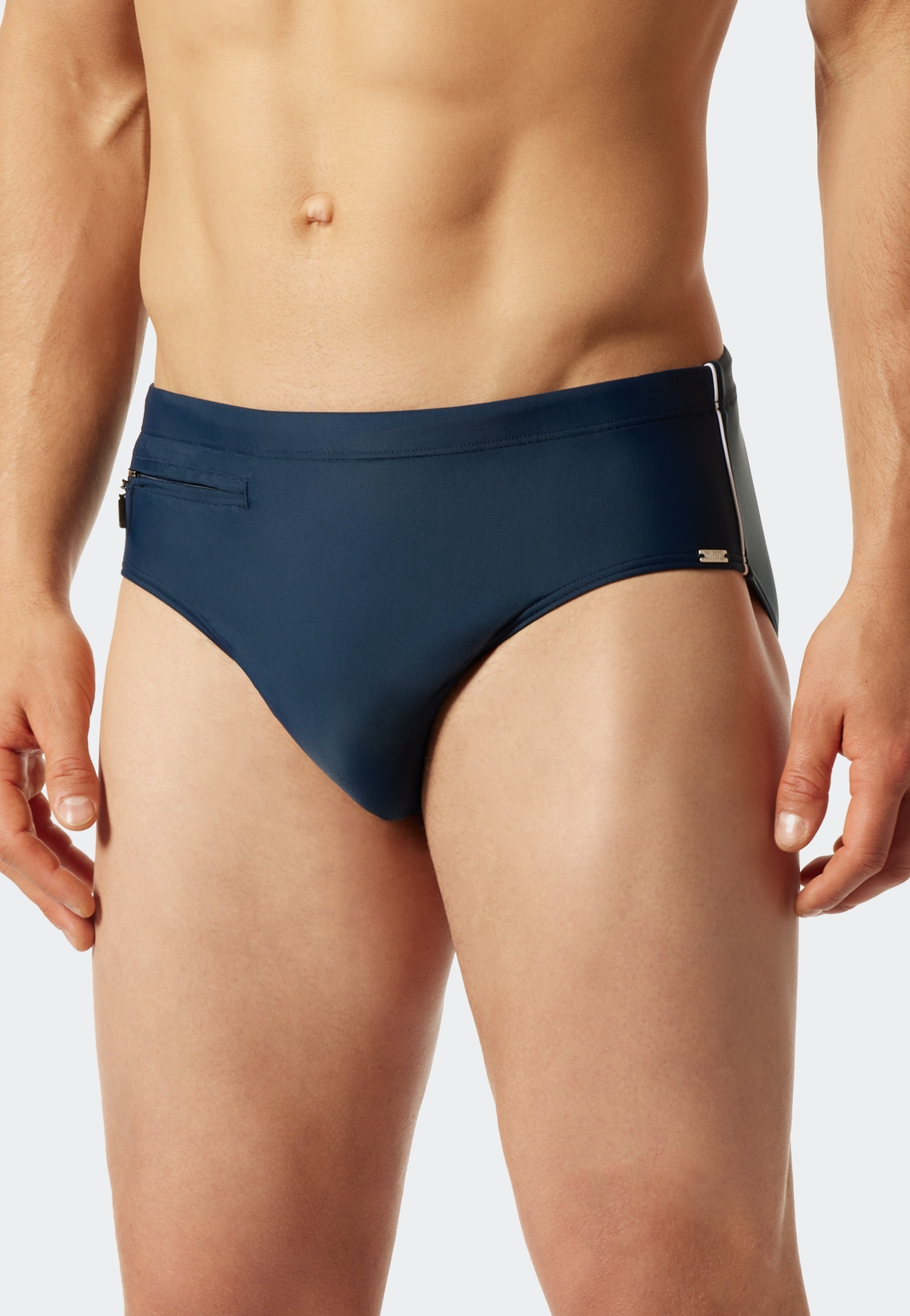 Badeslip »"Nautical Casual"«, mit extra flacher Reißverschlusstasche