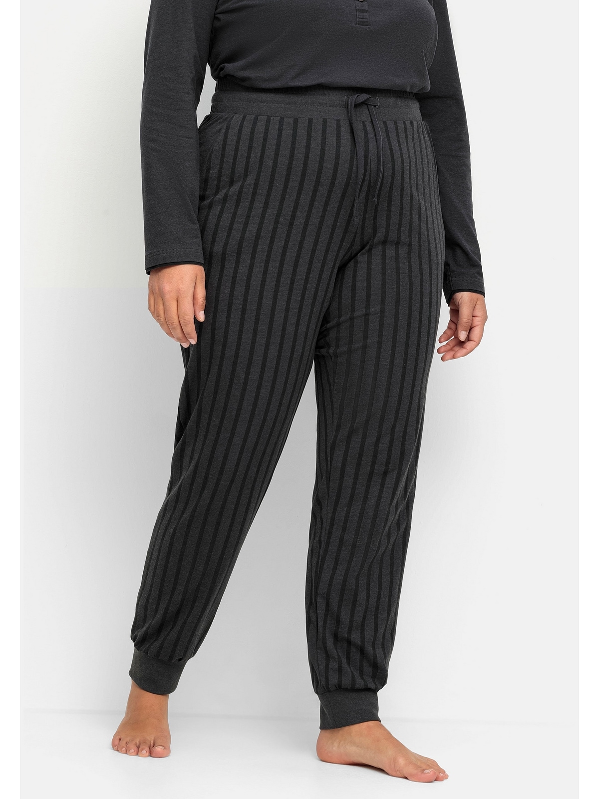 Sheego Pyjamahose | Größen«, BAUR »Große aus Baumwollmix elastischem