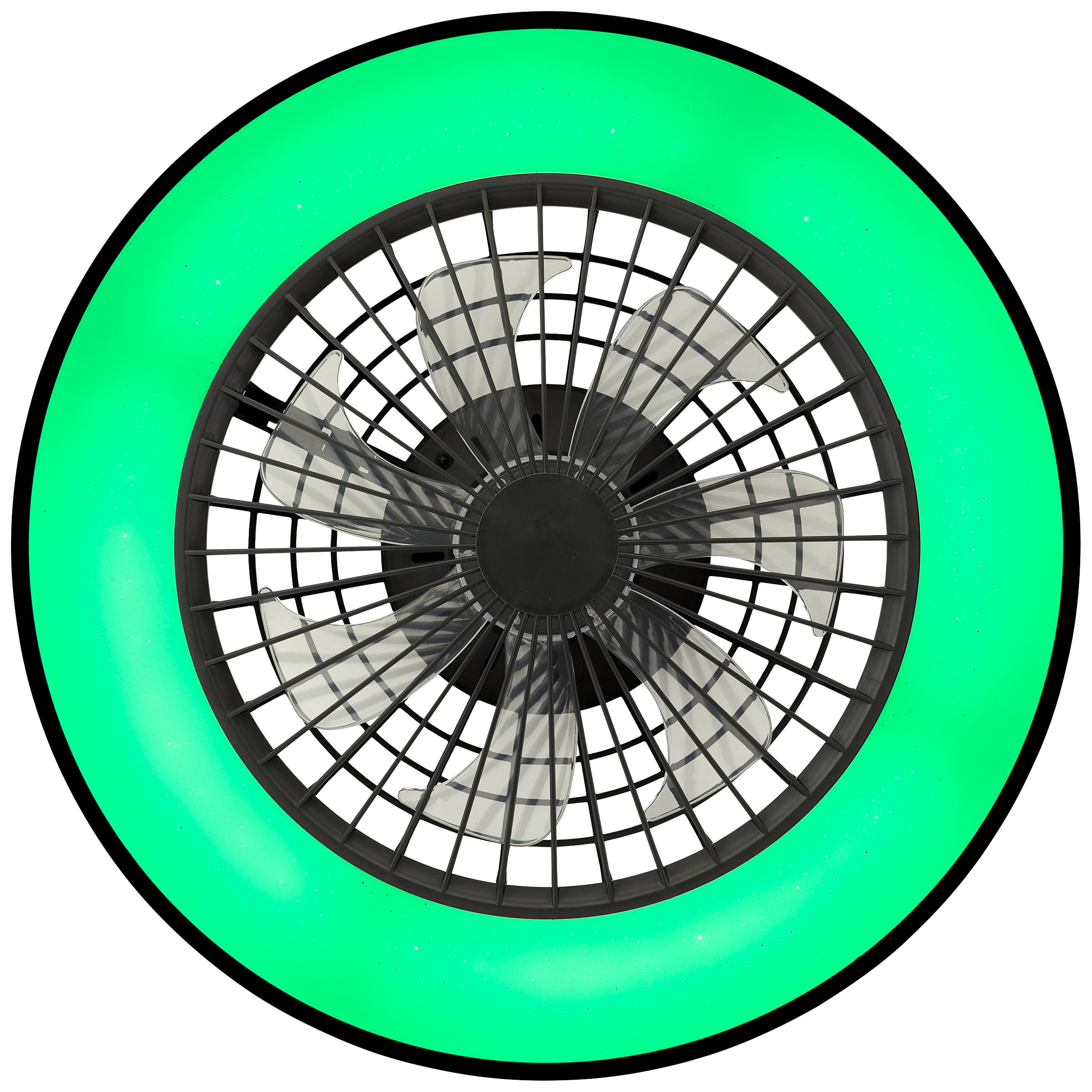 Brilliant LED Deckenleuchte »Mazzaro Deckenventilator«, Deckenlampe, Ventilator, 48,5 cm, digitales RGB, CCT, dimmbar
