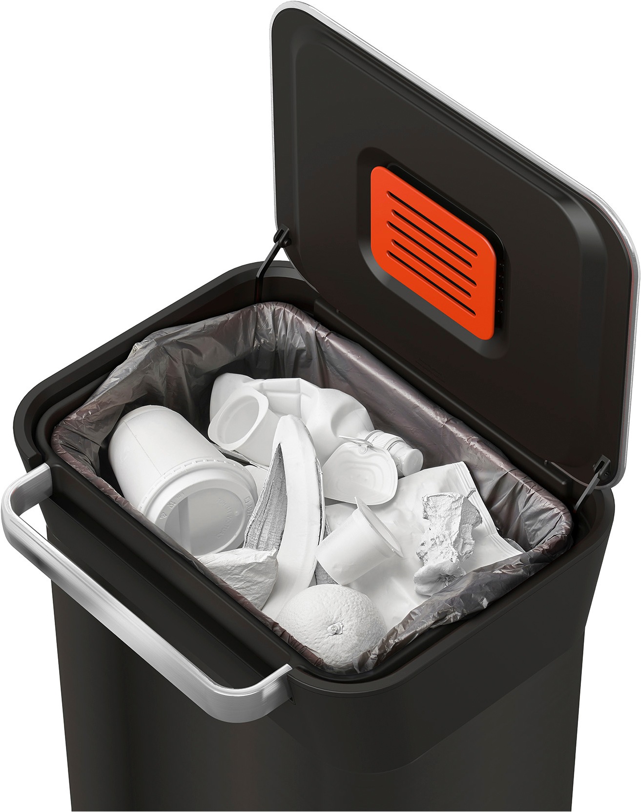 Joseph Joseph Mülleimer »Titan 30l-Müllpresse« patentiertes, hygienisches System zur Komprimierung von Abfall