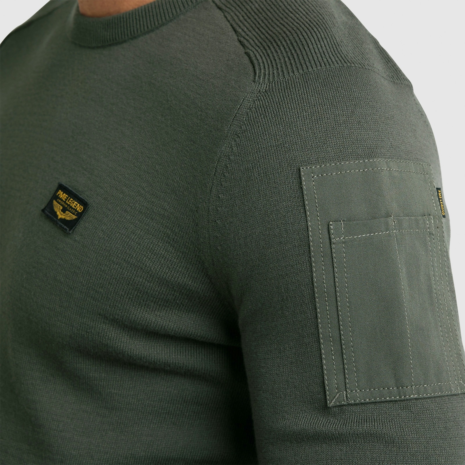 PME LEGEND Rundhalspullover »Buckley Knit«