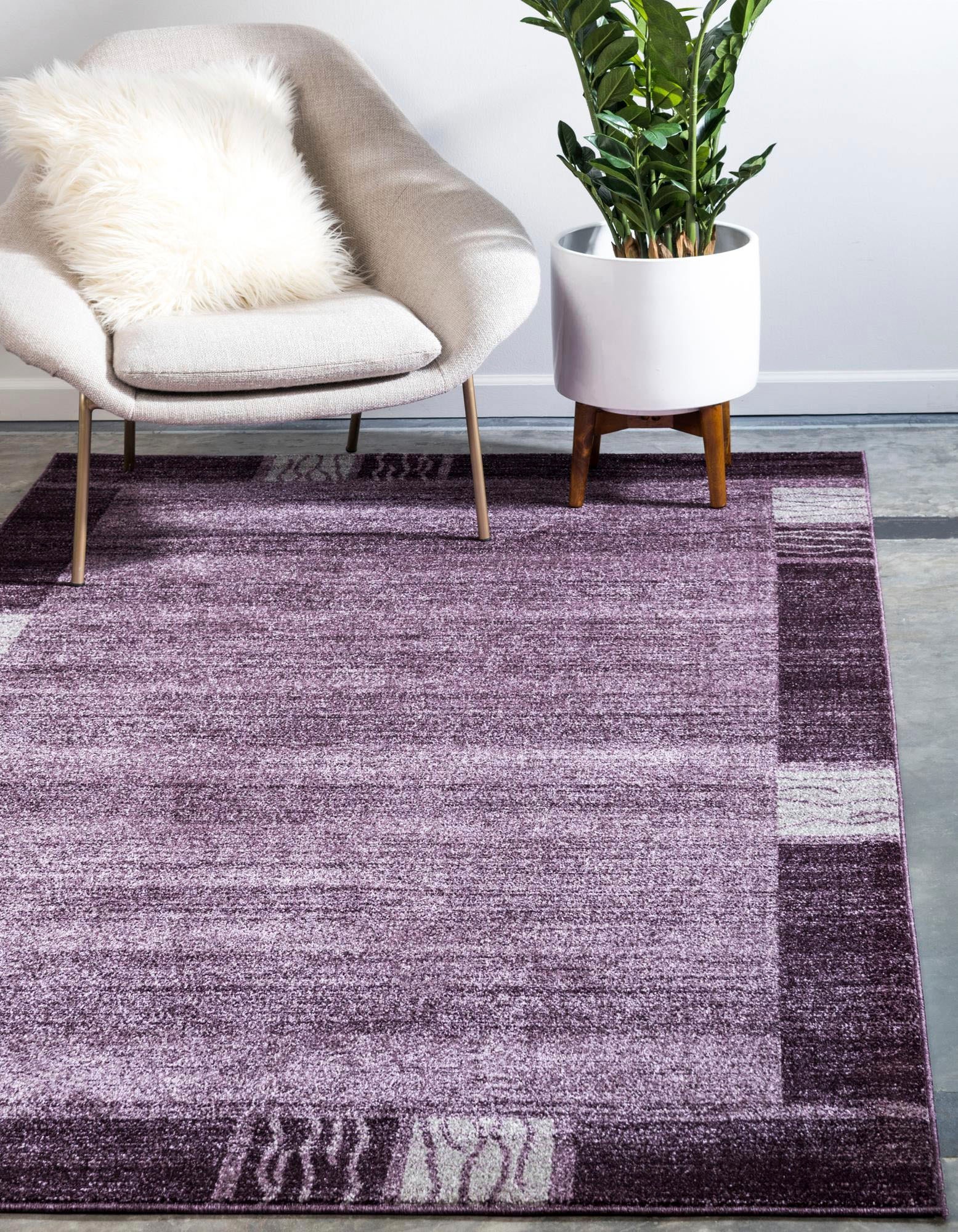 Myflair Möbel & Accessoires Teppich »Good Times Lagerräumung«, rechteckig, 13 mm Höhe, Kurzflor, gewebt, melierte Optik, mit Bordüre