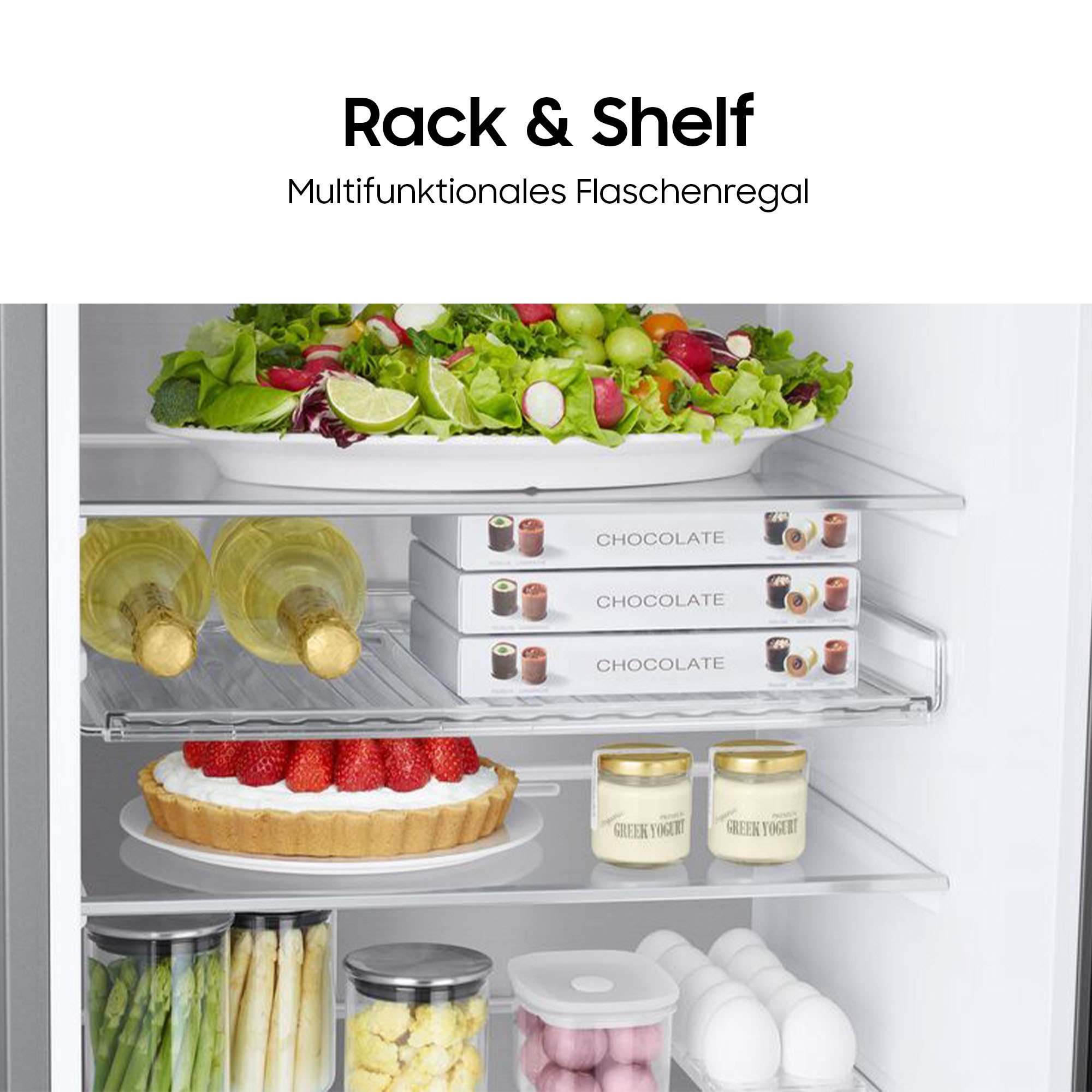 Samsung Kühl-/Gefrierkombination 8000 Serie »RL38C776ASR« 203 cm hoch 59,5 cm breit