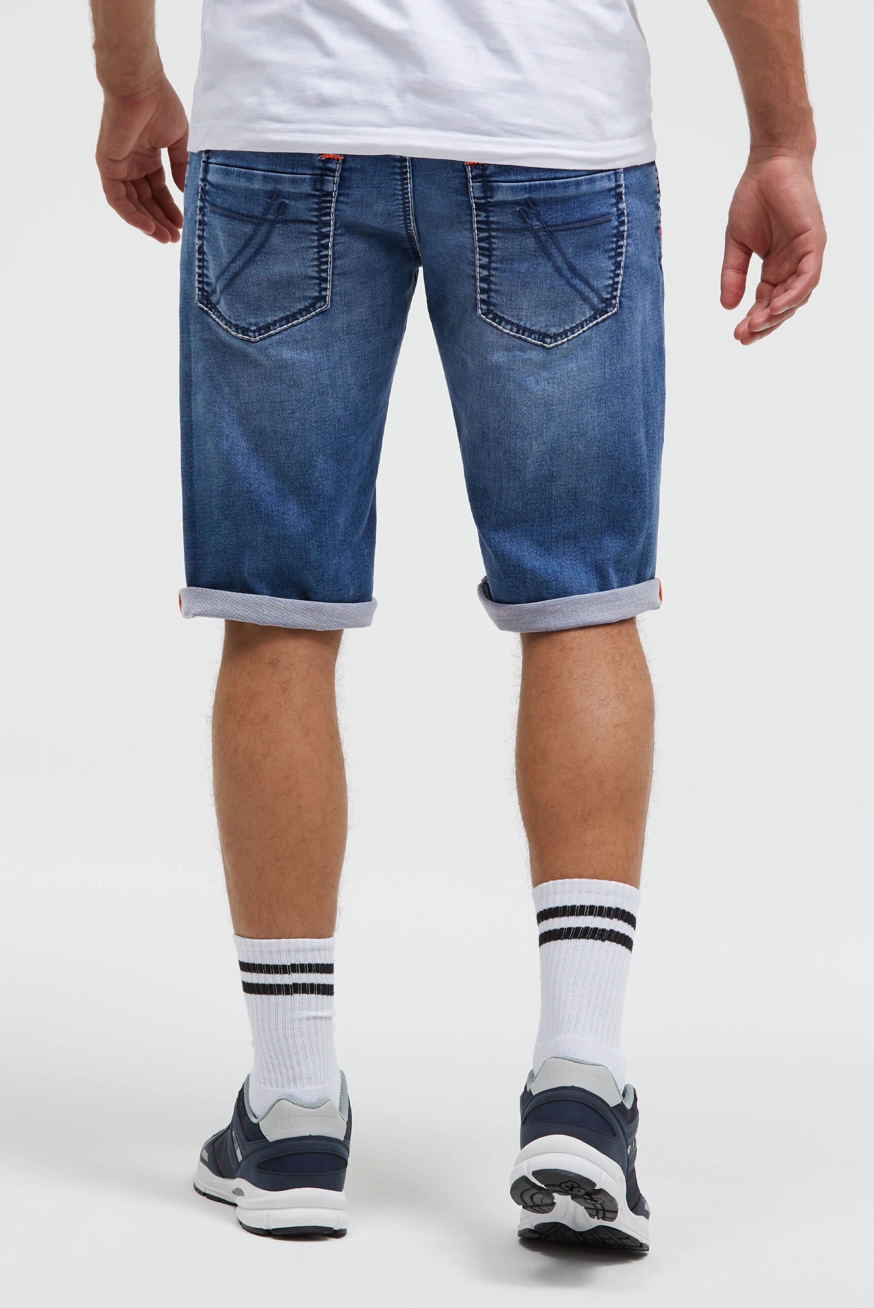 CAMP DAVID Jeansshorts mit Turn-Up Saum