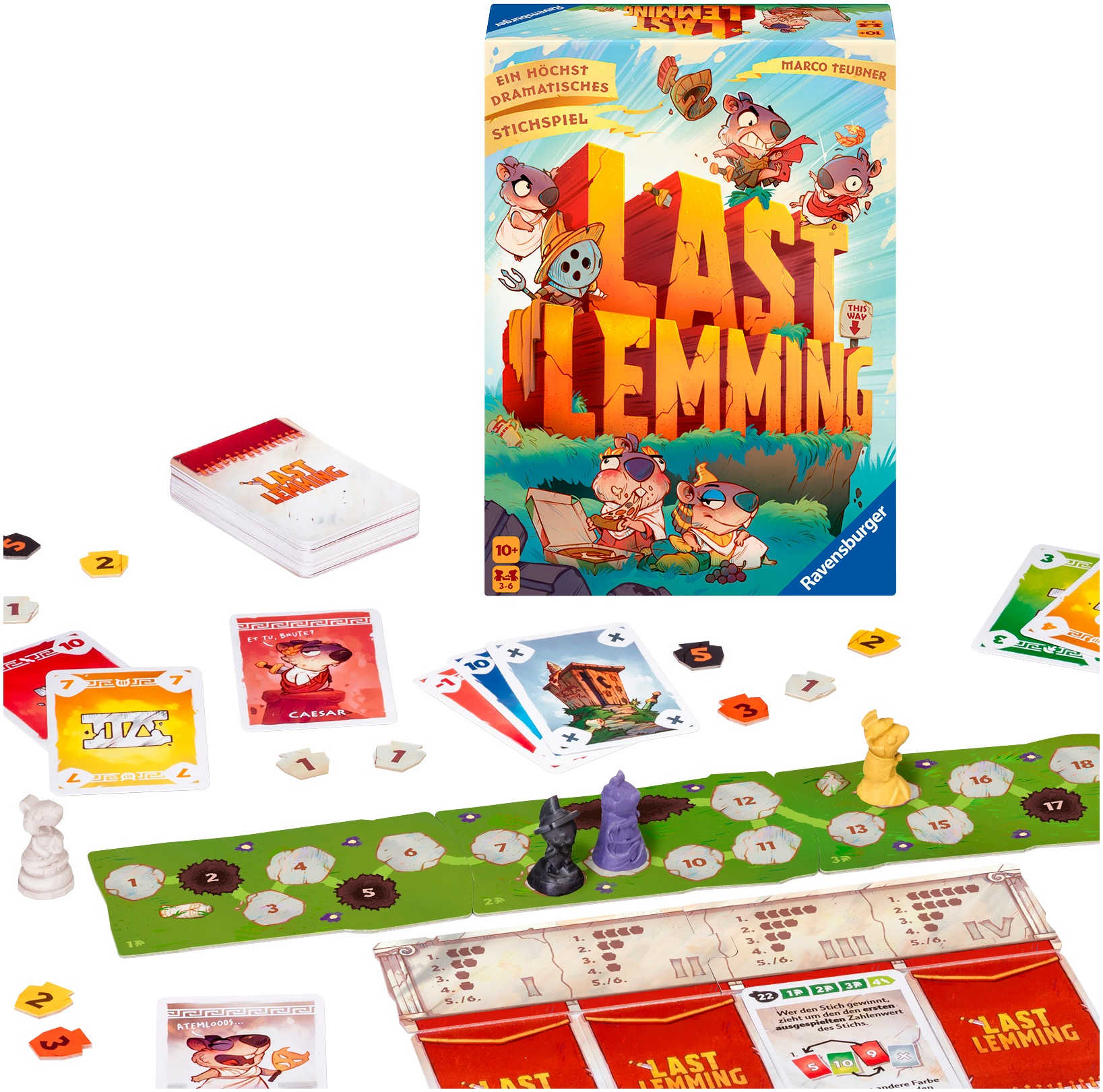 Ravensburger Spiel »Last Lemming: Stichspiel-Drama in vier Akten« Made in Europe