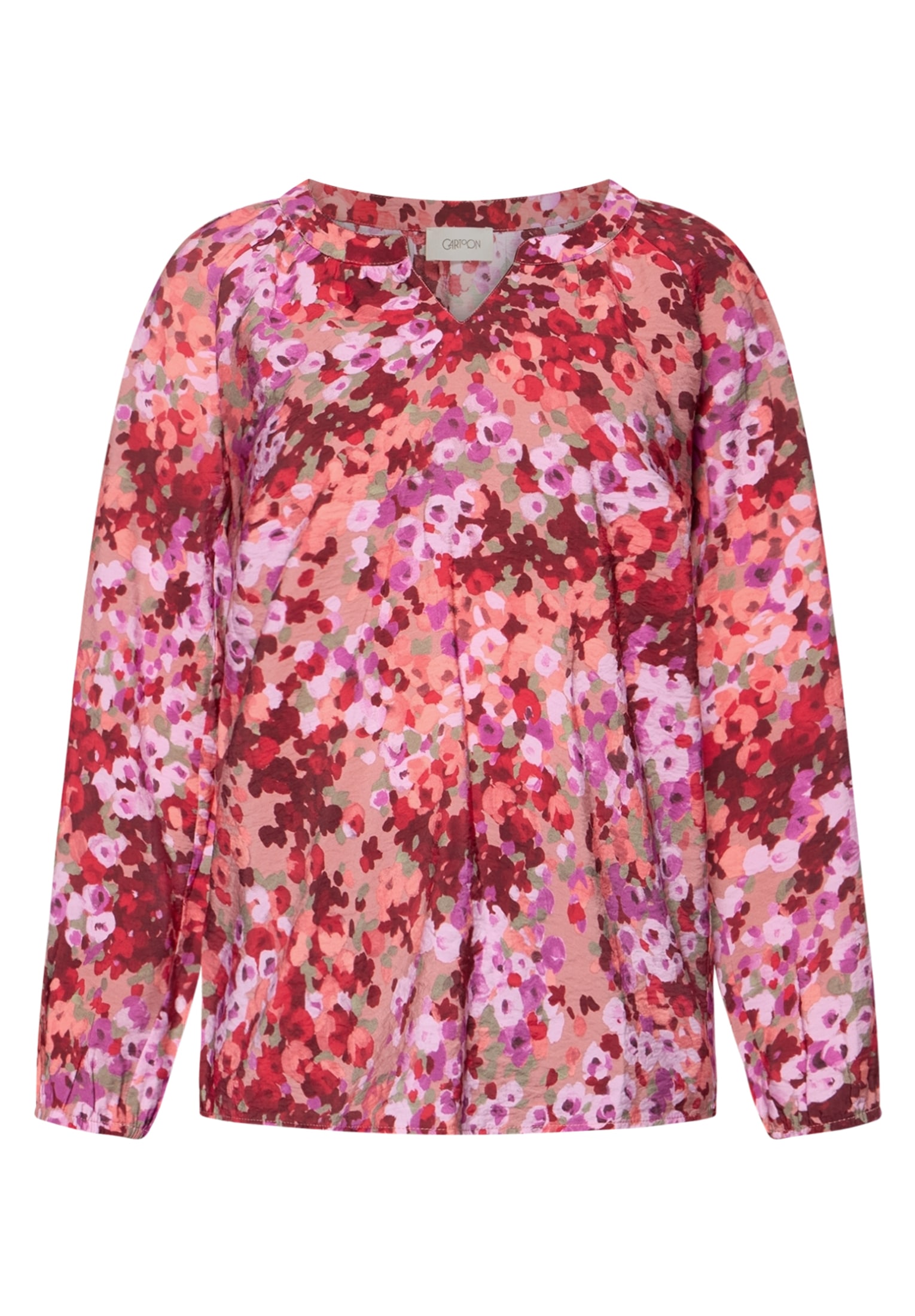 Cartoon Shirtbluse "Damen mit Raffung" günstig online kaufen