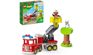 LEGO® Konstruktionsspielsteine »Feuerwehrauto (10969), LEGO® DUPLO«, (21 St.), mit... kaufen