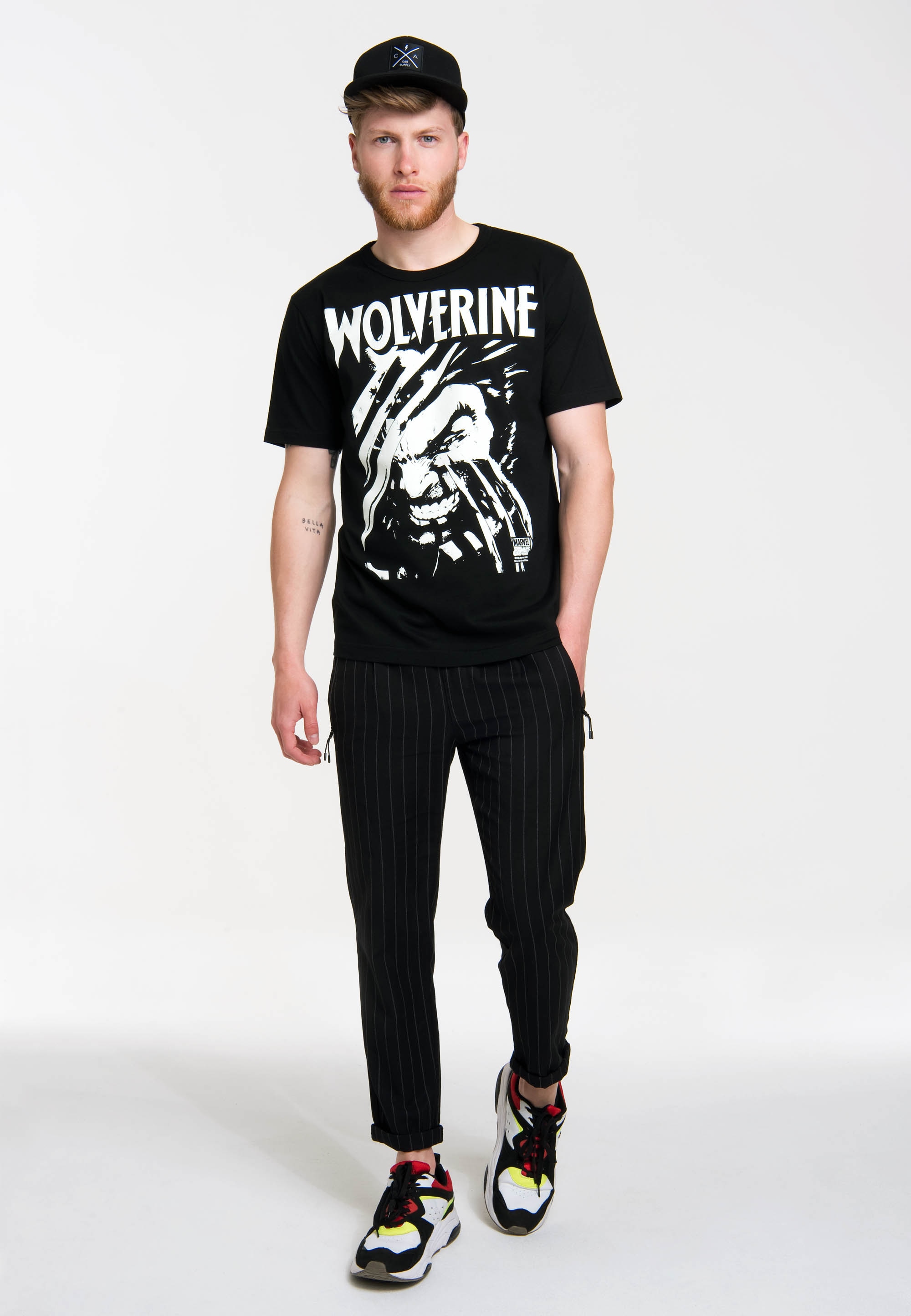 LOGOSHIRT T-Shirt »Wolverine« mit coolem Frontprint