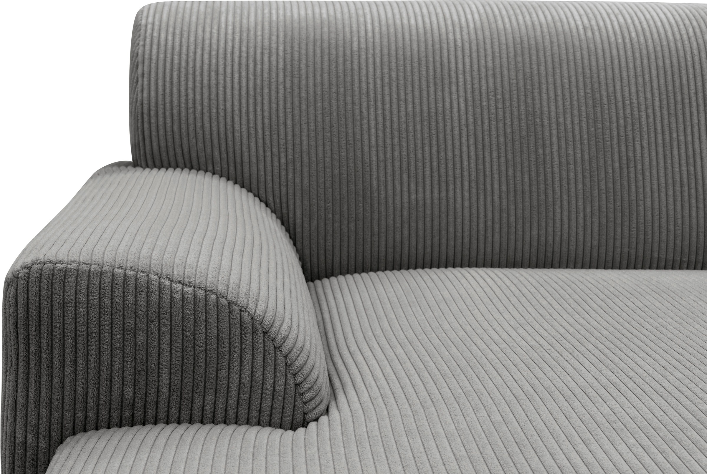 Home affaire Ecksofa »Nika zeitlos und elegant, L-Form«, wahlweise mit Bettfunktion, auch in Cord