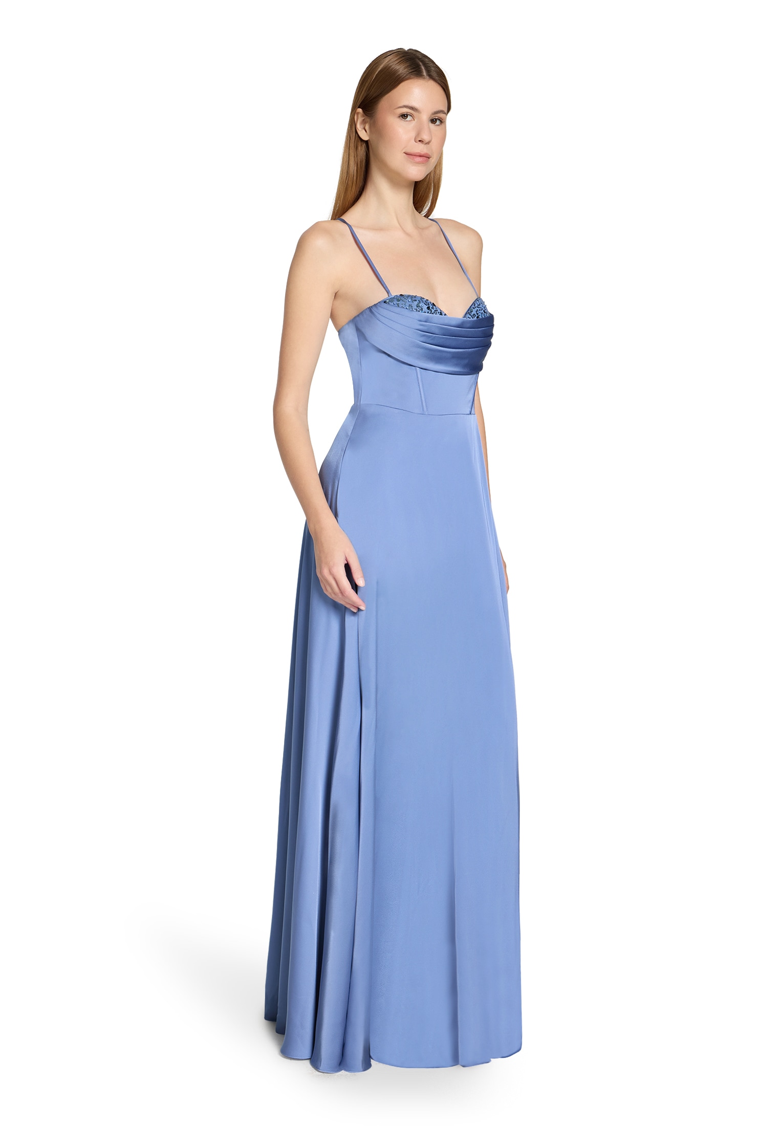 Vera Mont Abendkleid »Damen mit Wasserfallausschnitt« Nahttasche