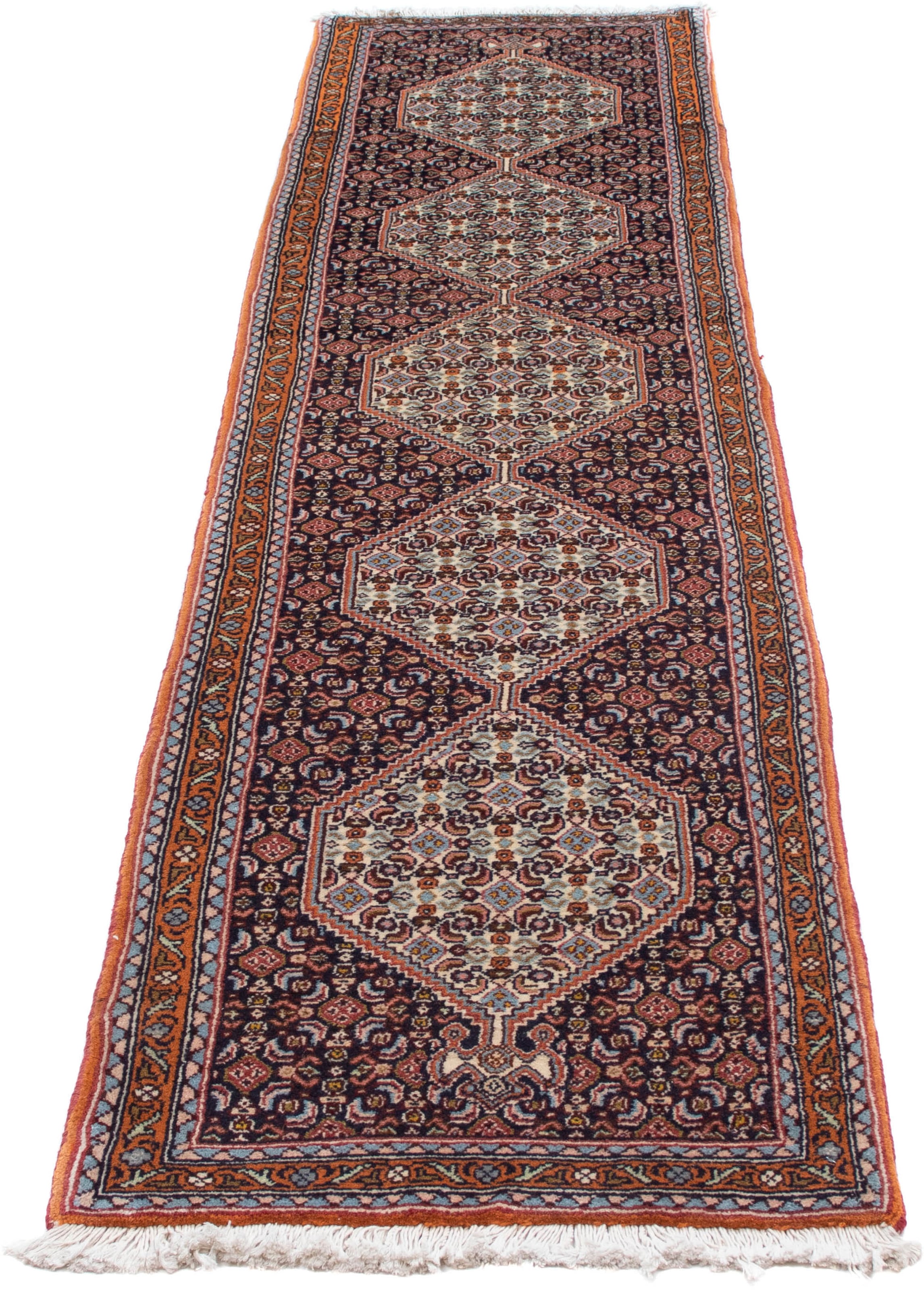 morgenland Orientteppich "Perser - Classic - 244 x 56 cm - mehrfarbig", rechteckig, 15 mm Höhe, Wohnzimmer, Handgeknüpft