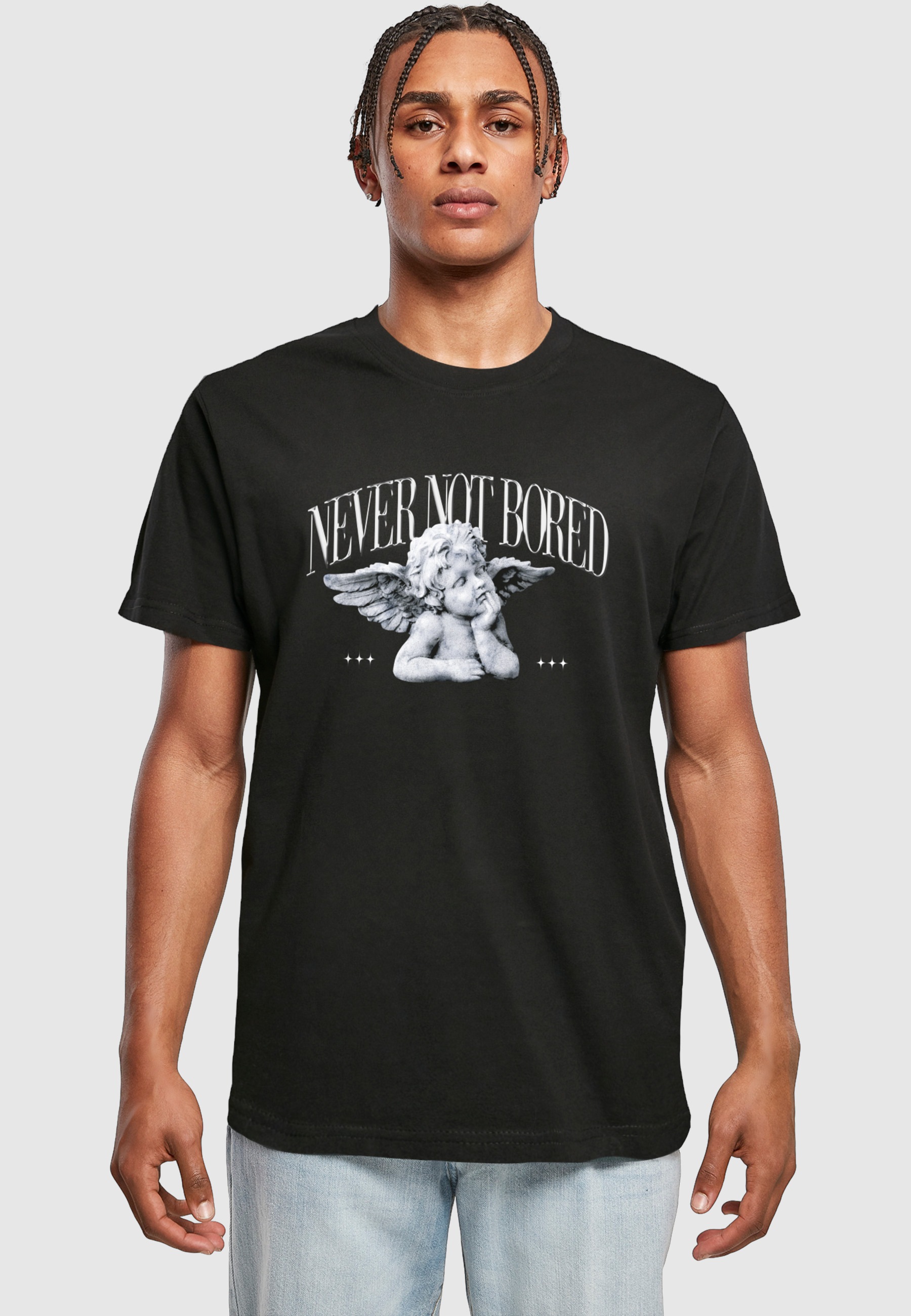 Thumbnail - MisterTee T-Shirt "MisterTee Herren Never Not Bored Tee" 1 Stk.