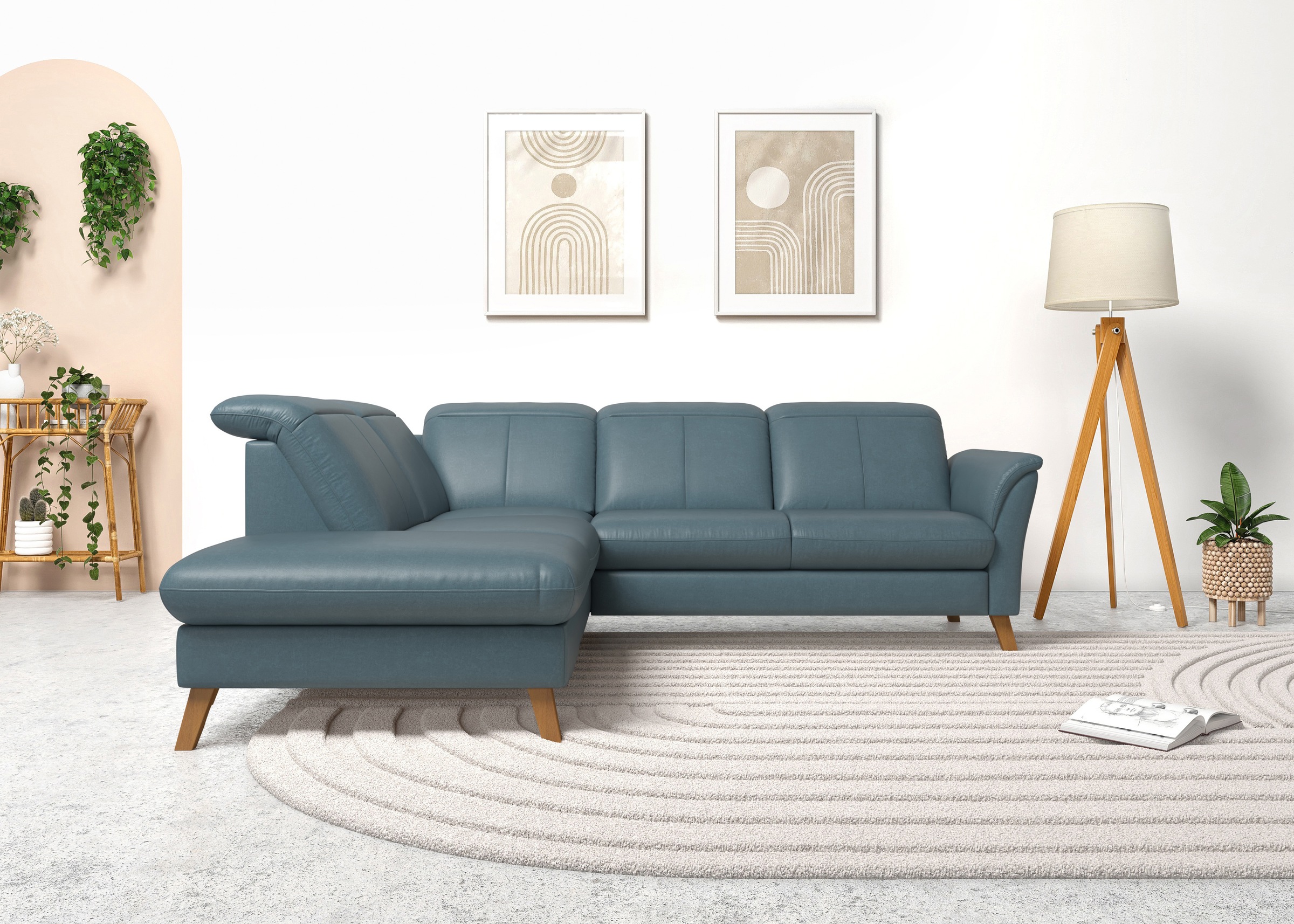 sit&more Ecksofa "Romero L-Form", wahlweise mit oder ohne TV-Funktion, Bett günstig online kaufen