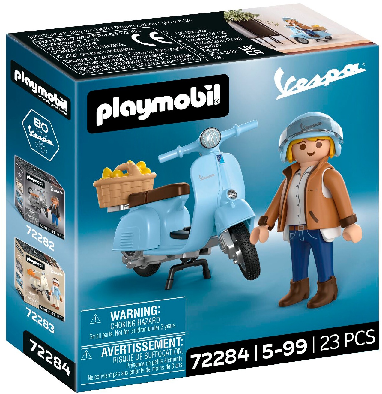 Playmobil® Konstruktions-Spielset »80 Jahre Vespa: Iconic Style (72284), Vespa« Made in Europe