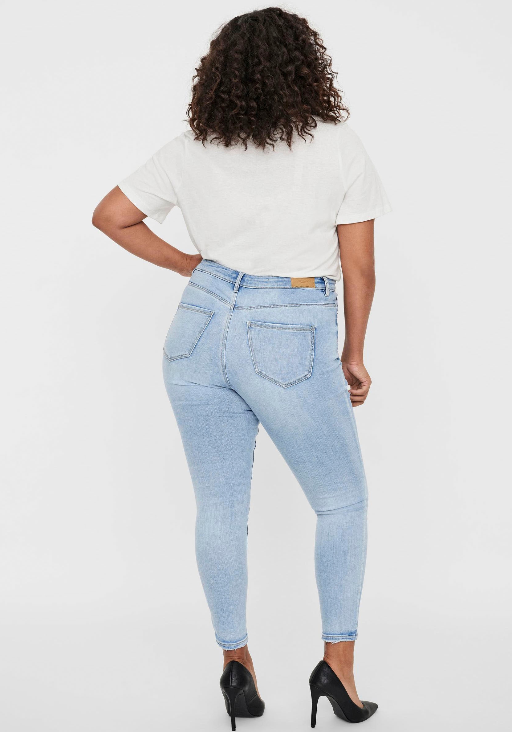 Vero Moda Curve Skinny-fit-Jeans "VMPHIA HR SKINNY J GU3162 CURVE NOOS" günstig online kaufen