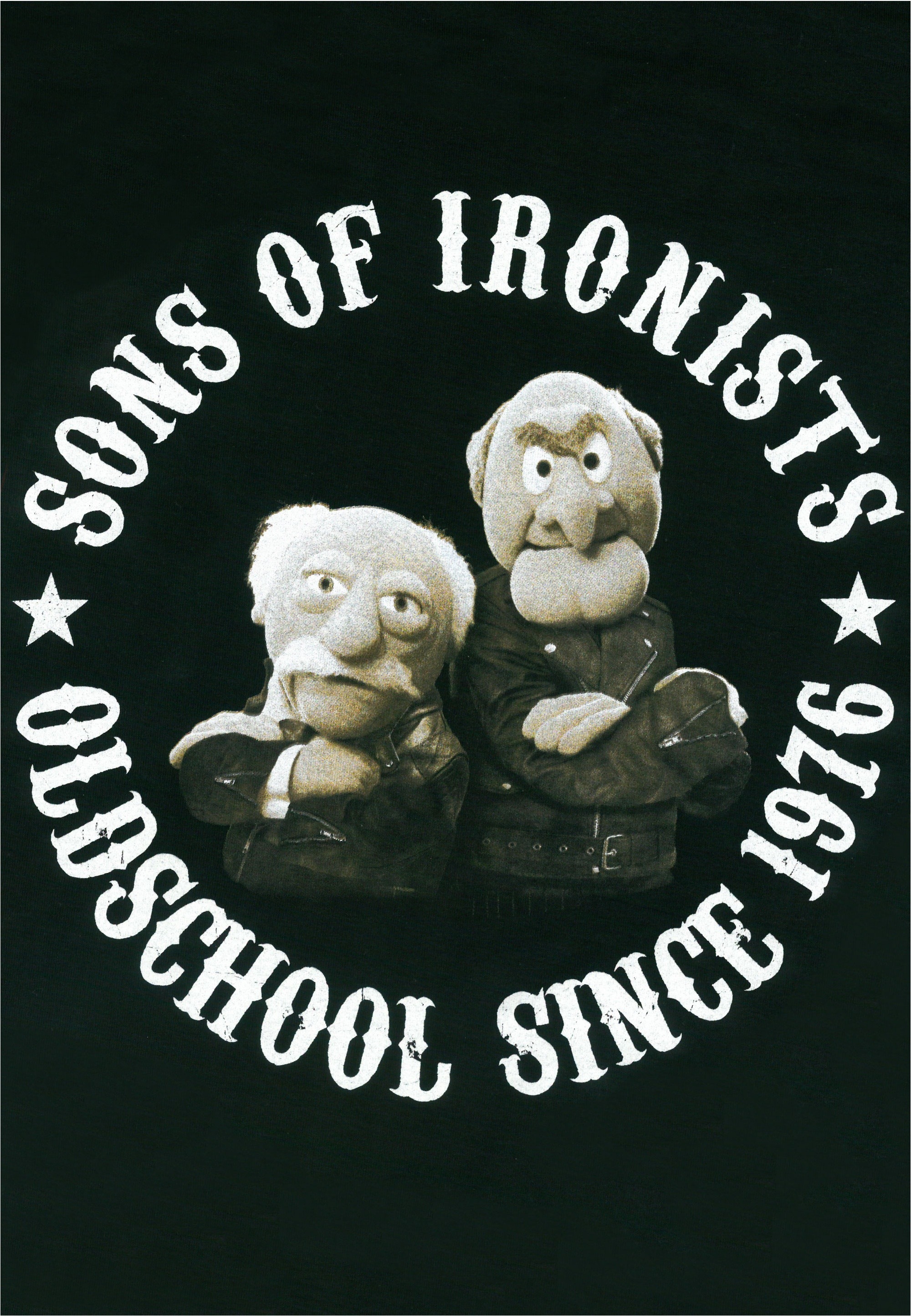 LOGOSHIRT T-Shirt »Muppets - Waldorf & Statler - Sons Of Ironists«, mit coolem Print