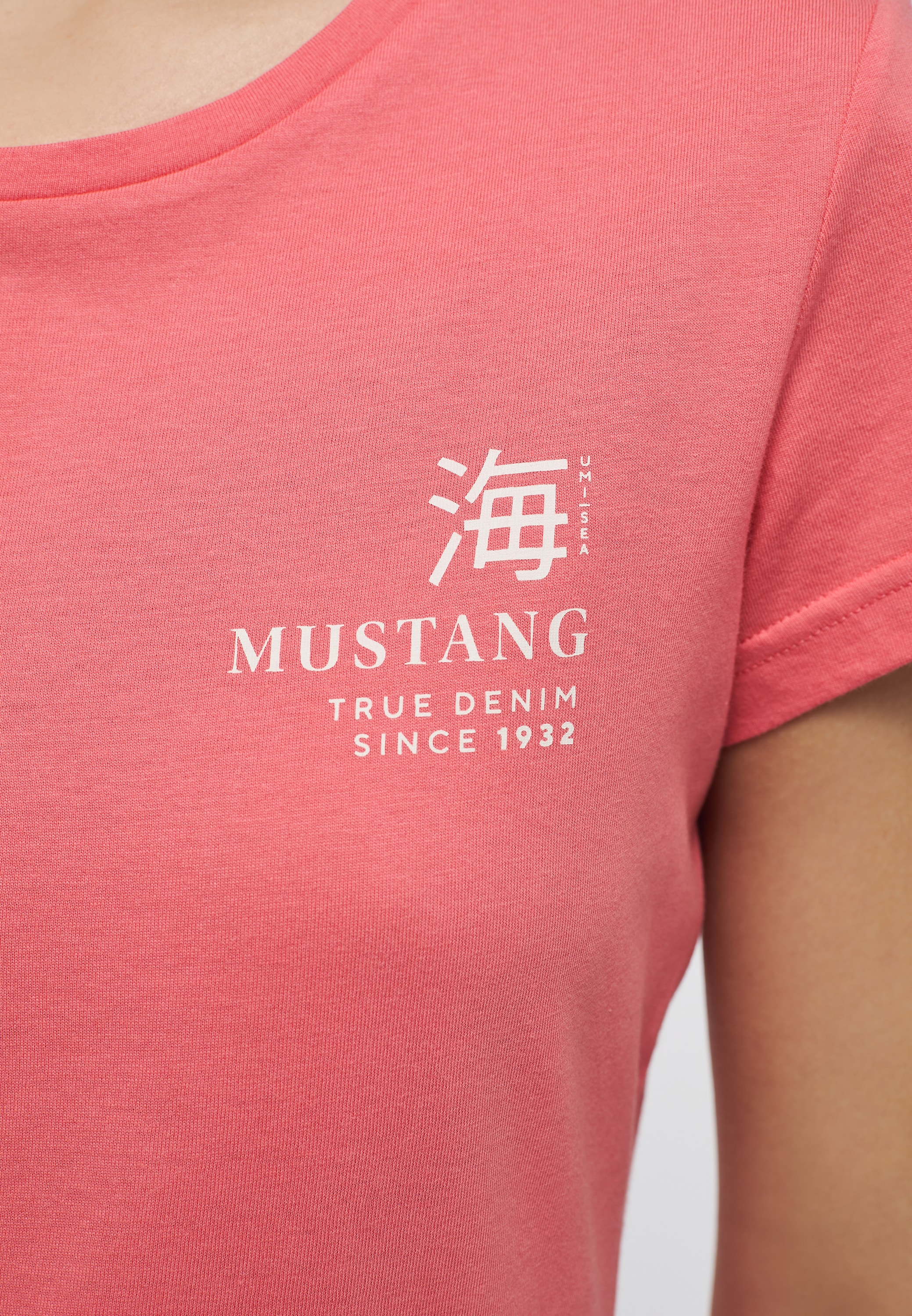 MUSTANG Kurzarmshirt »Mustang bestellen T-Shirt T-Shirt« BAUR 