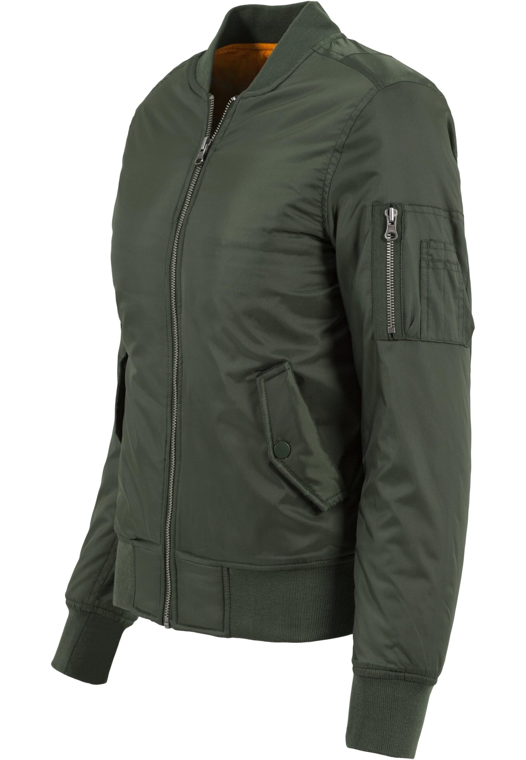 URBAN CLASSICS Allwetterjacke »Urban Classics Damen Ladies Basic Bomber Jacket«, (1 St.), ohne Kapuze