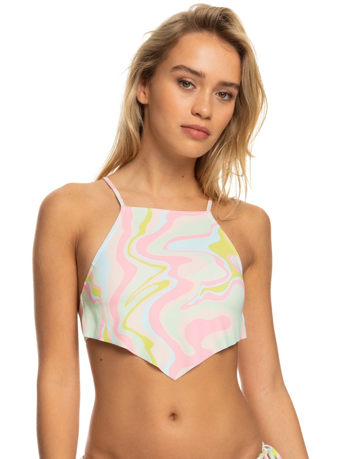 Roxy Crop-Bikini-Top »Tropics Hype«