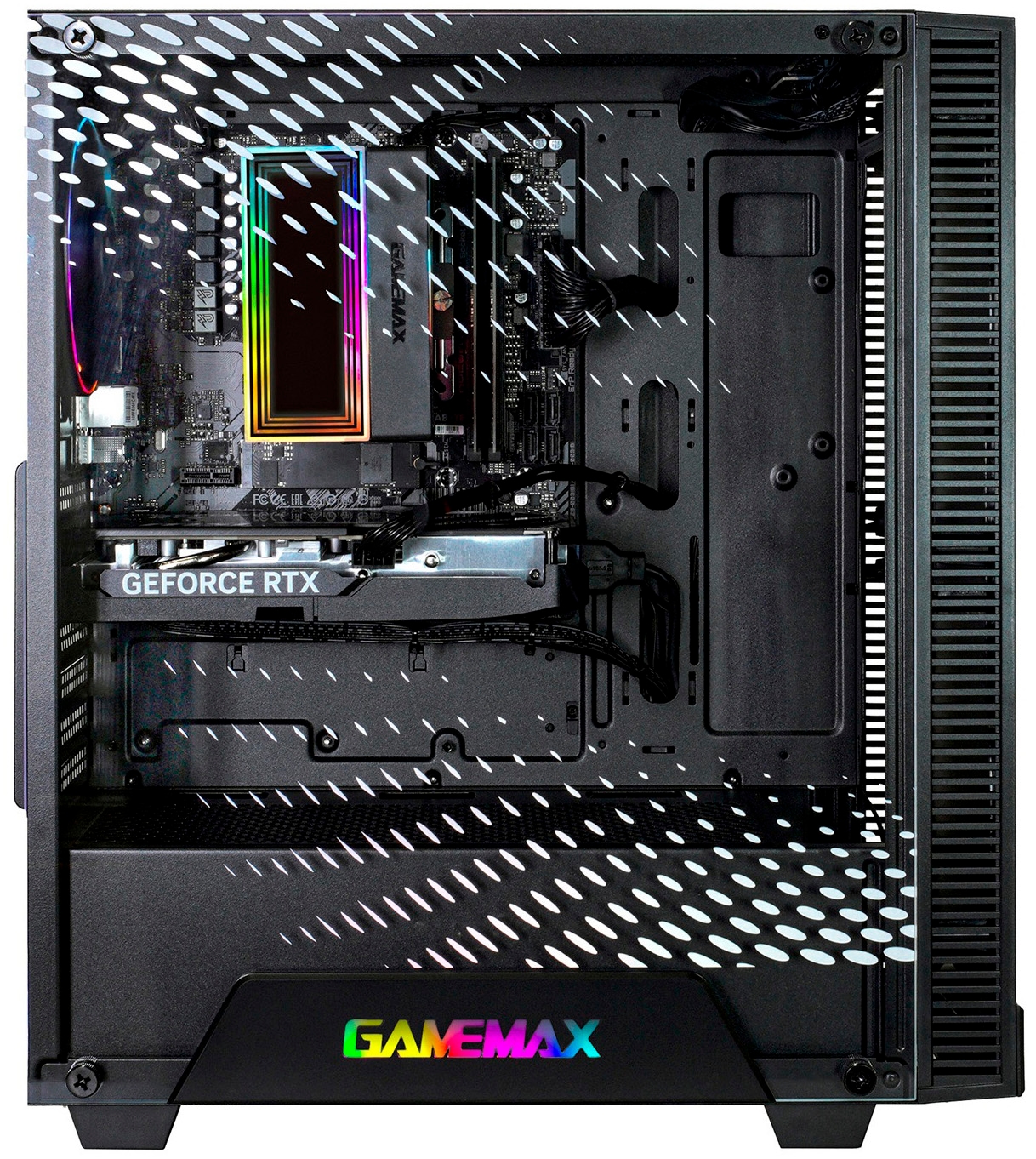 GAMEMAX Gaming-PC »Rockstar 8184 AMD Ryzen 7 5700X 16GB 1TB SSD RTX 5060« Windows 11