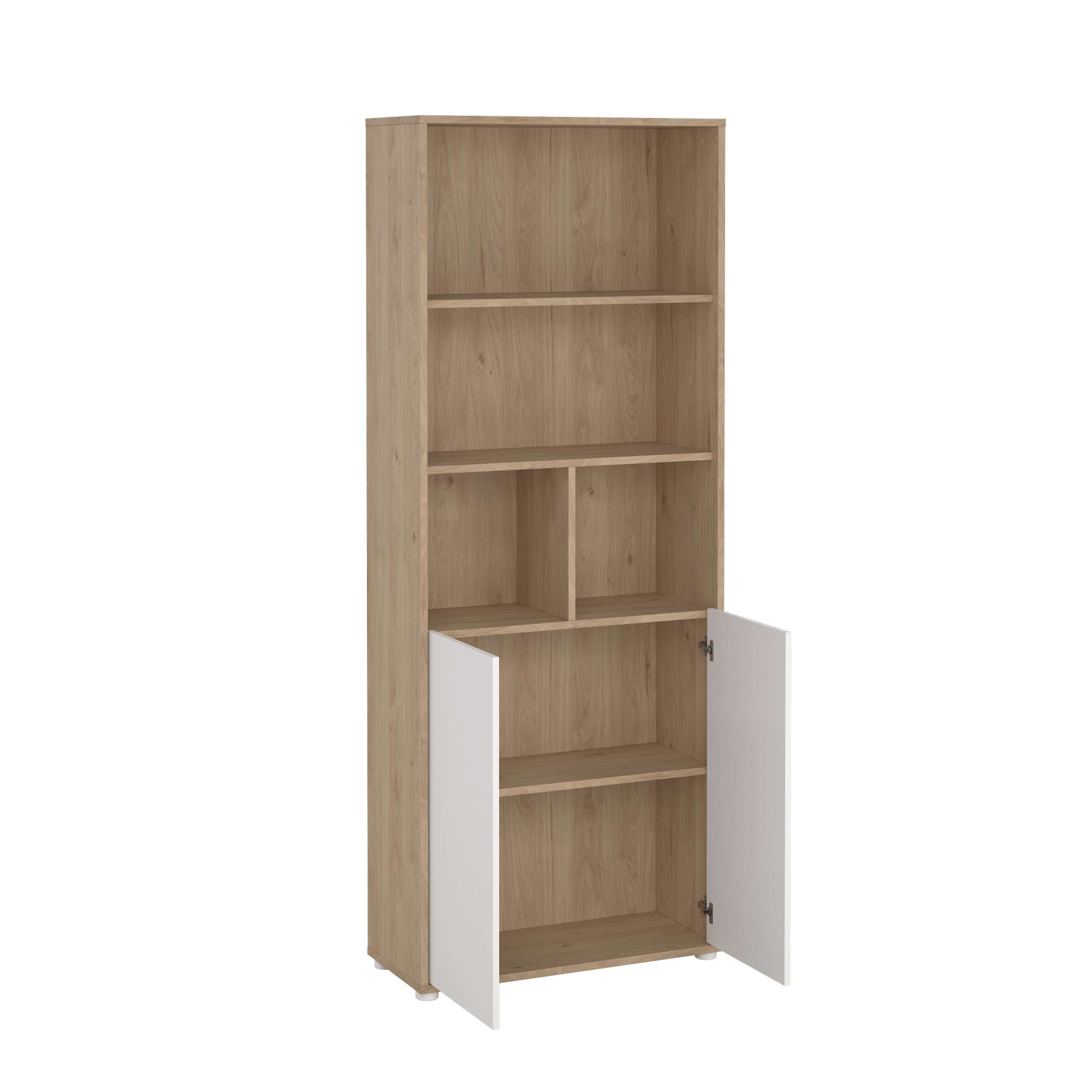INOSIGN Bücherregal »Sign Ablageregal, Aktenregal, Bücherregal, Standregal, Wandregal,«, mit 2 Türen, 4 Einlegeböden, 2 Türen, Höhe 200 cm, Breite 80 cm