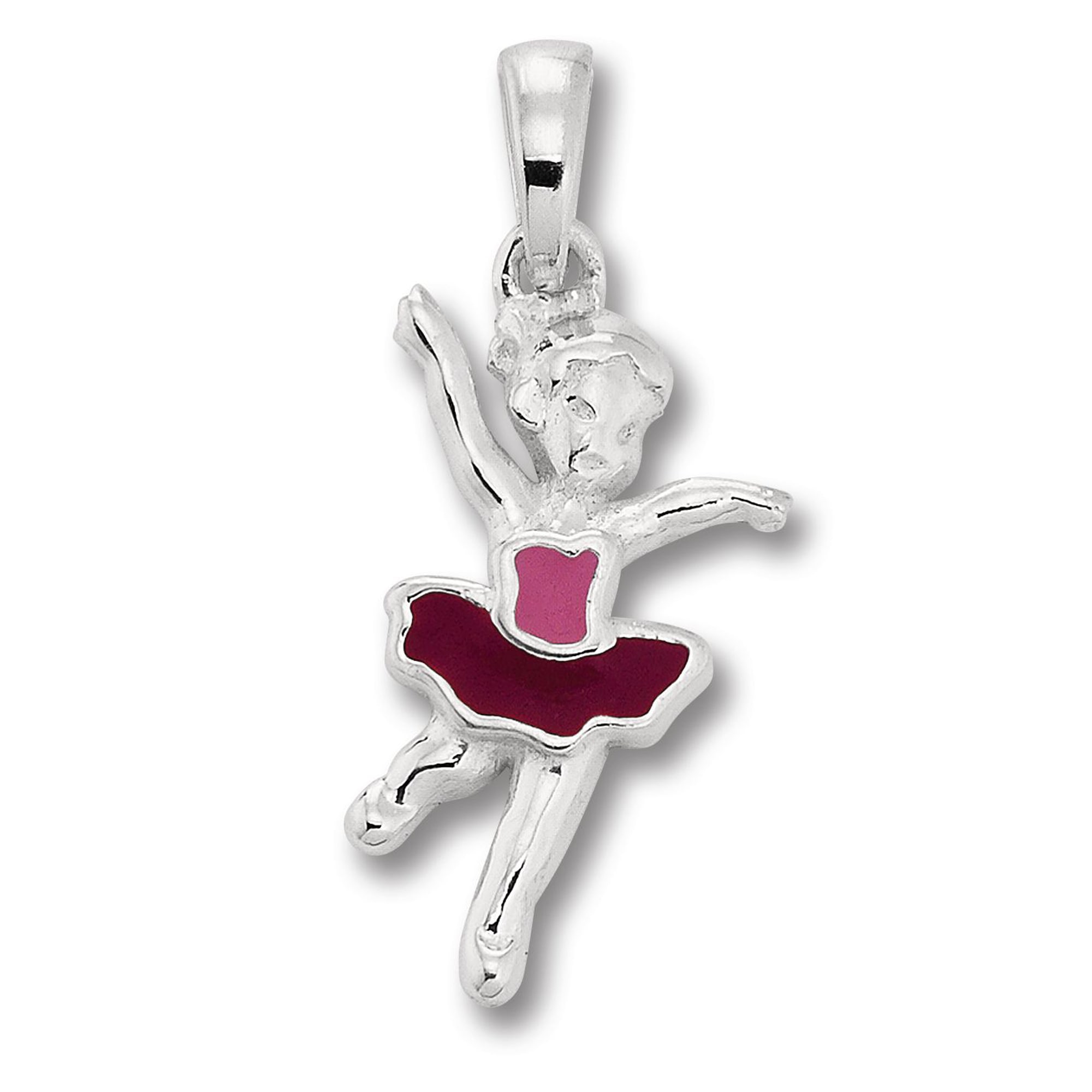 Kettenanhänger ONE ELEMENT "Ballarina Anhänger aus 925 Silber", silber, Schmuckanhänger, Mädchen, Silber 925 (Sterlingsilber), Kettenanhänger, Fein gefertigt – ein Zeichen mit besonderer Bedeutung