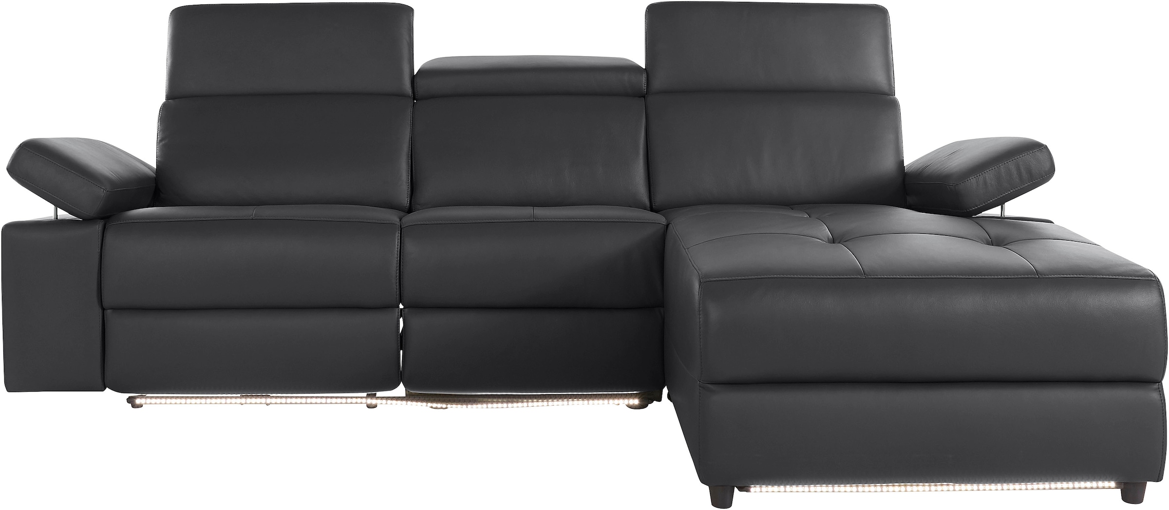 Home affaire Ecksofa "Kilado, L-Form," mit Relaxfunktion, verstellbarer Armlehne, Kopfteilverstellung