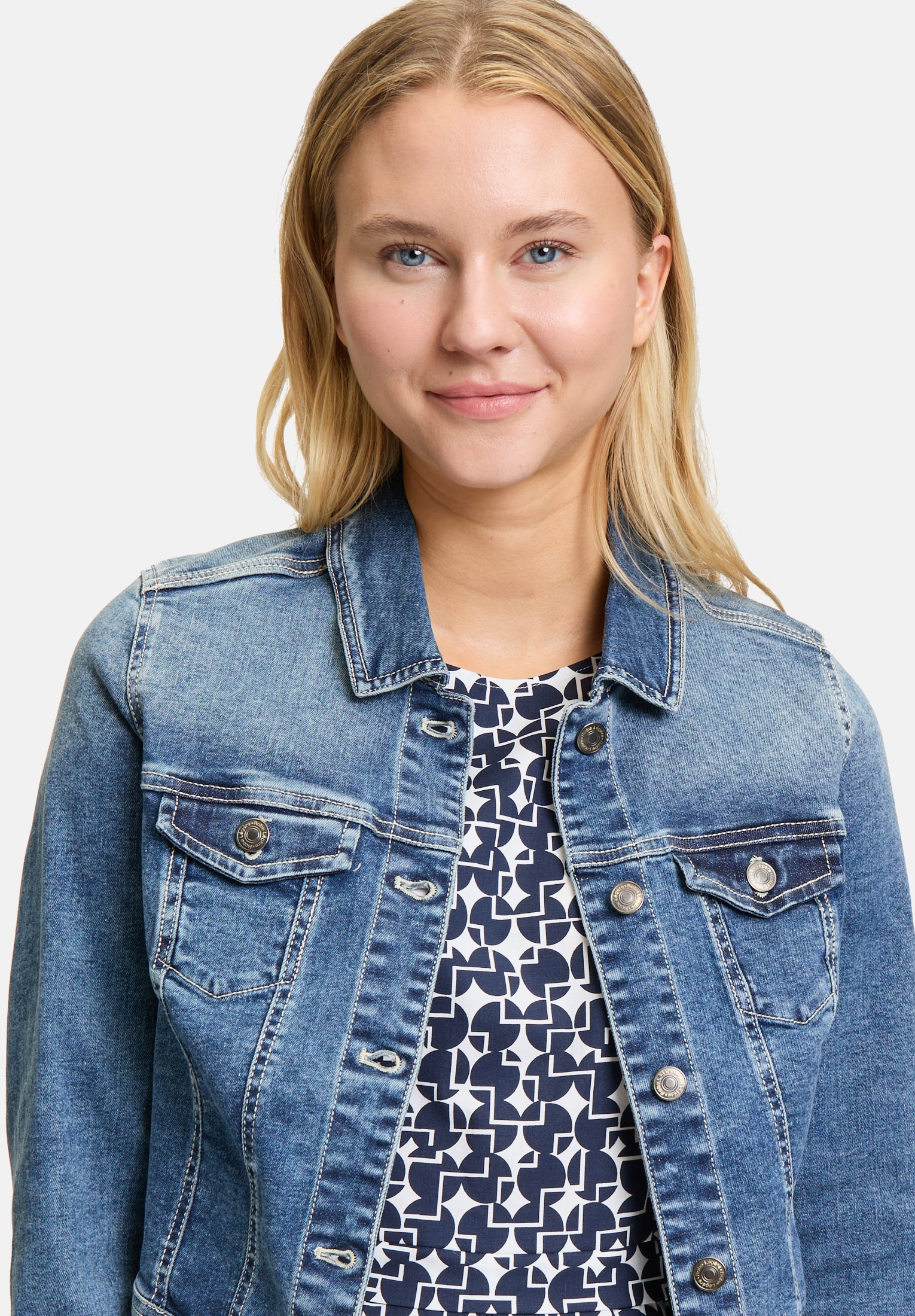 Vera Mont Jeansjacke »Vera Mont Jeansjacke mit Waschung«