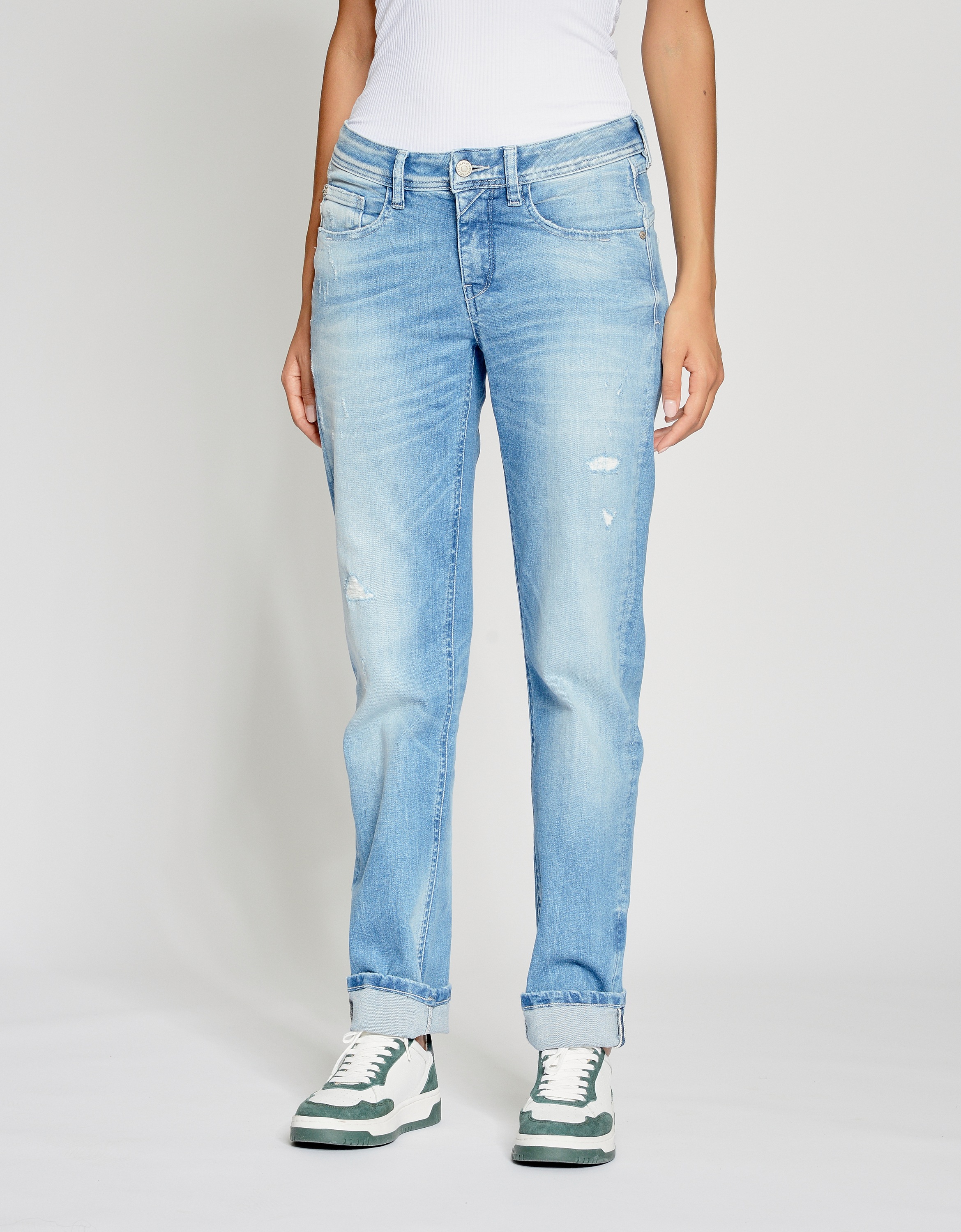 GANG Straight-Jeans "GANG Jeans Straight Fit 94AMELIE STRAIGHT" günstig online kaufen