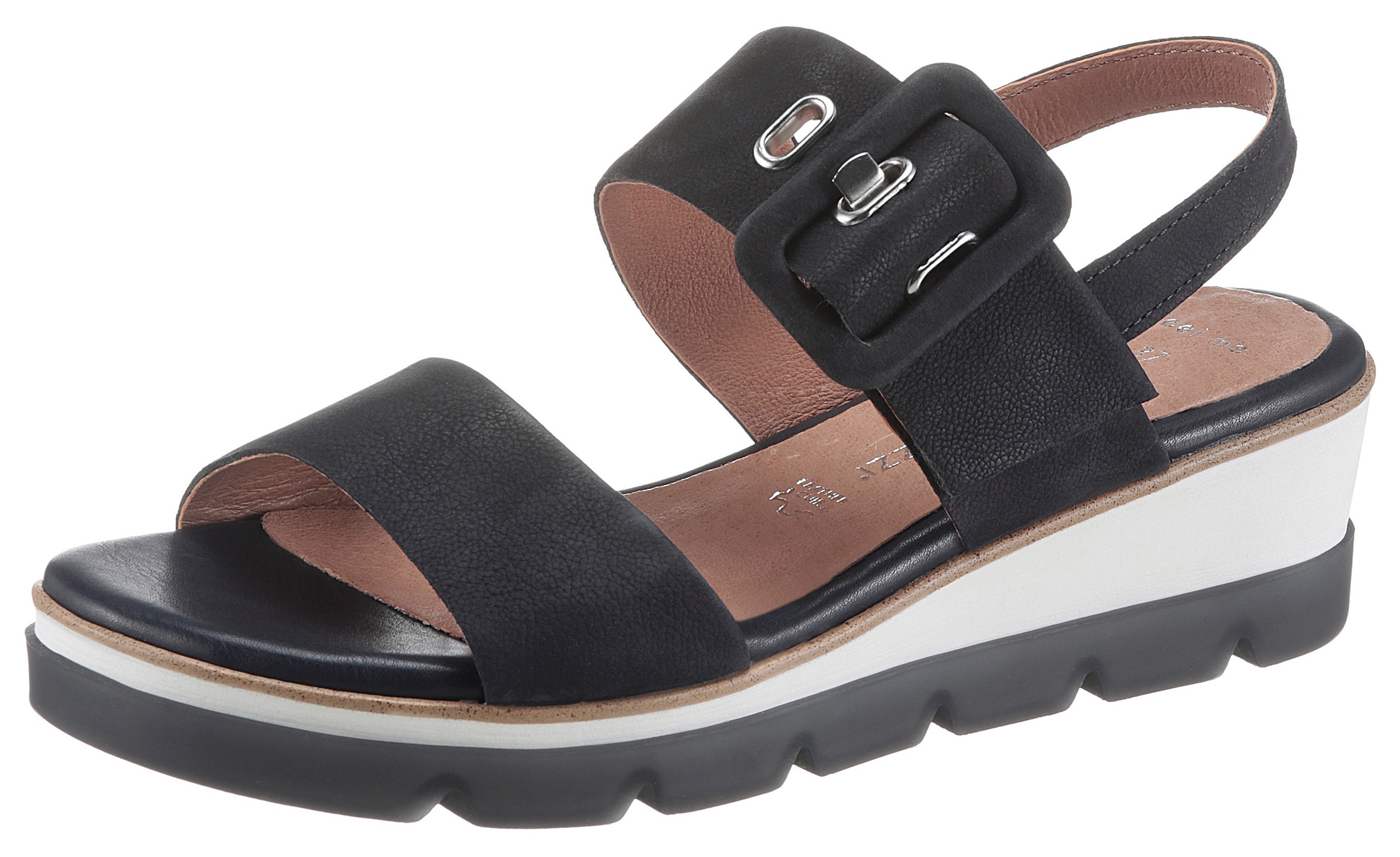 MARCO TOZZI Keilsandalette, im Kontrast-Look ▷ für | BAUR